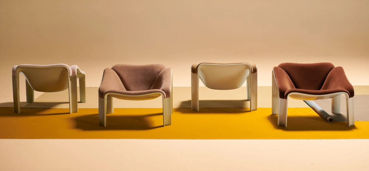 Designerskie fotele do salonu w stylowej aranżacji wnętrza