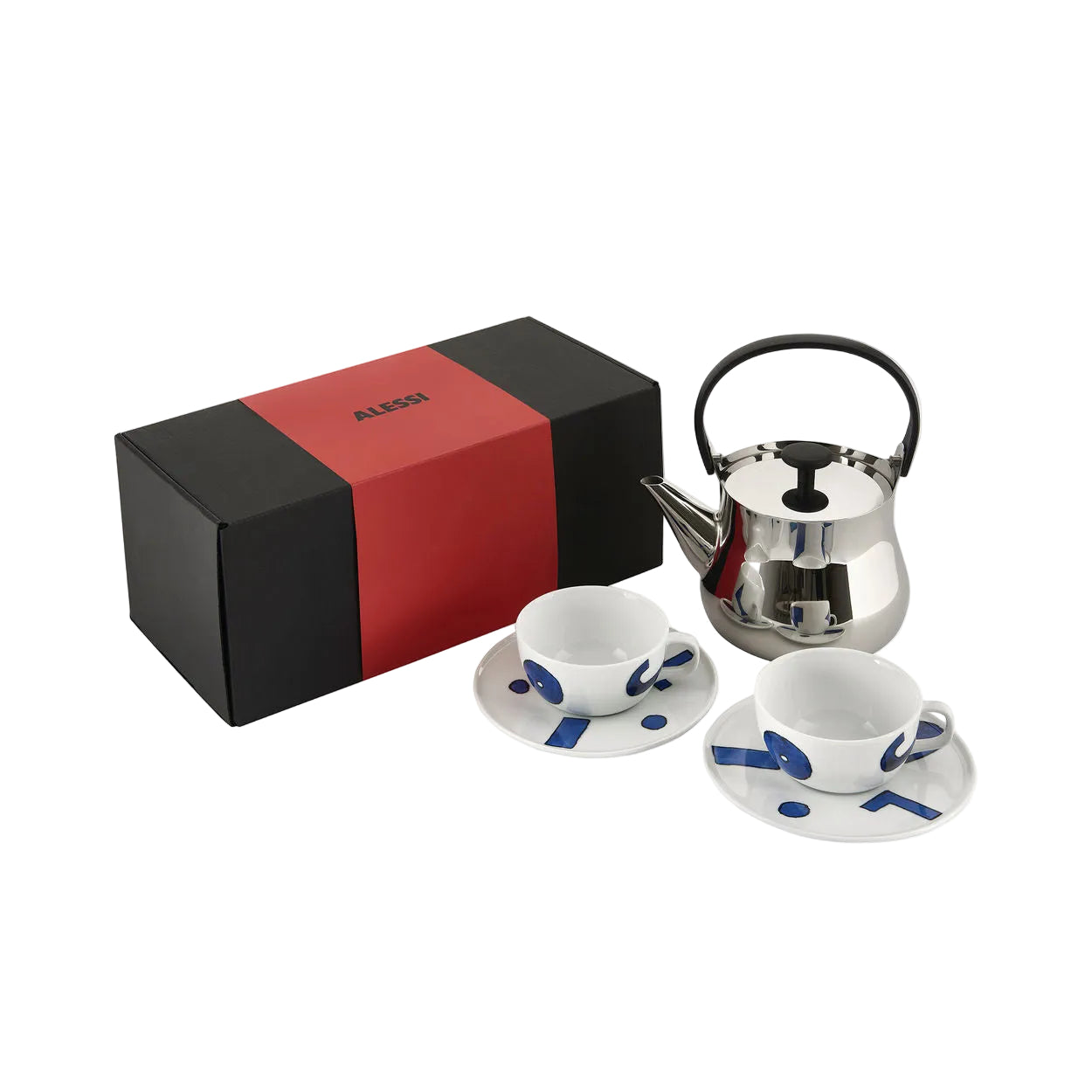 Zestaw prezentowy ALESSI & TEA stal i porcelana