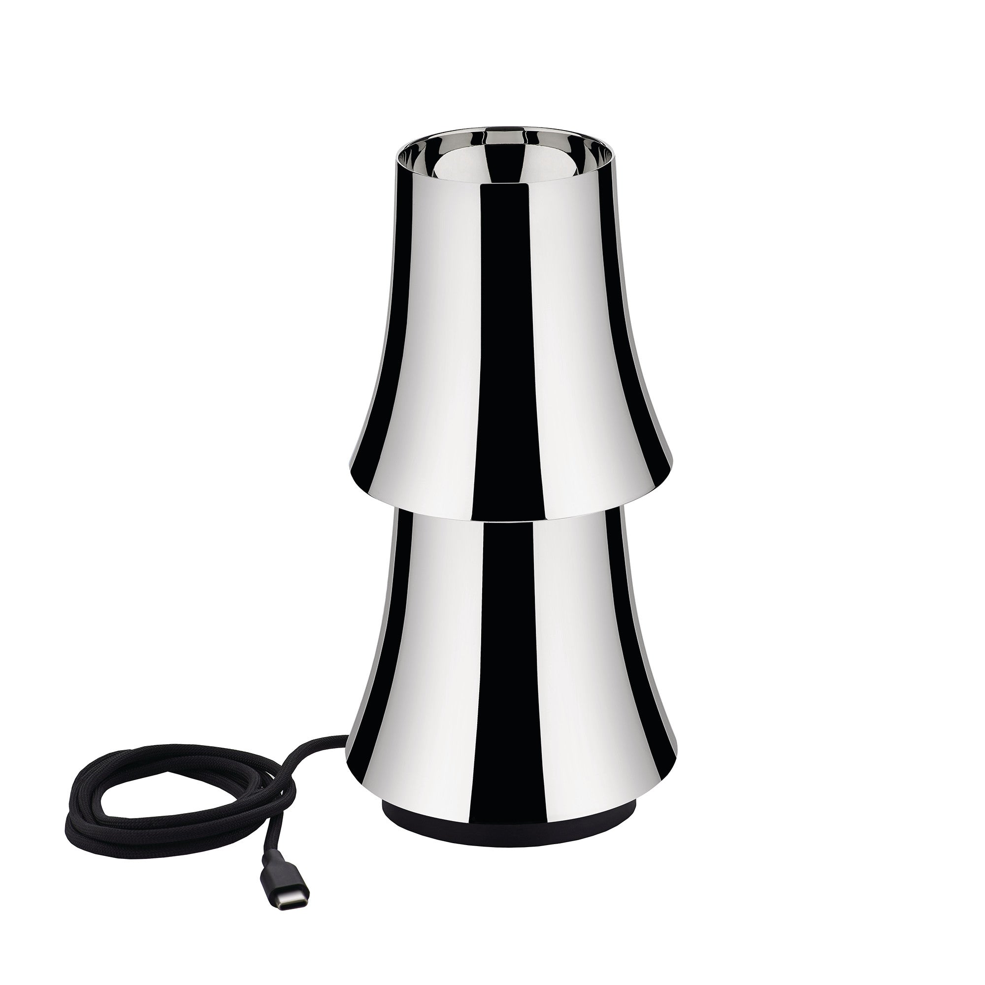 Přenosná LED lampa HALESIA nerezová ocel