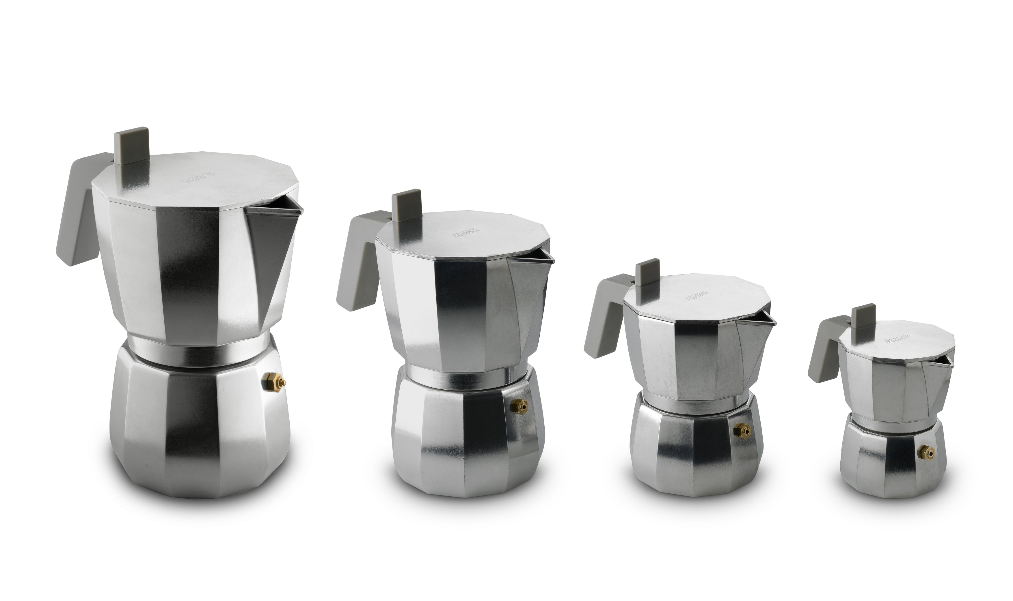 Silver induction coffee coffee