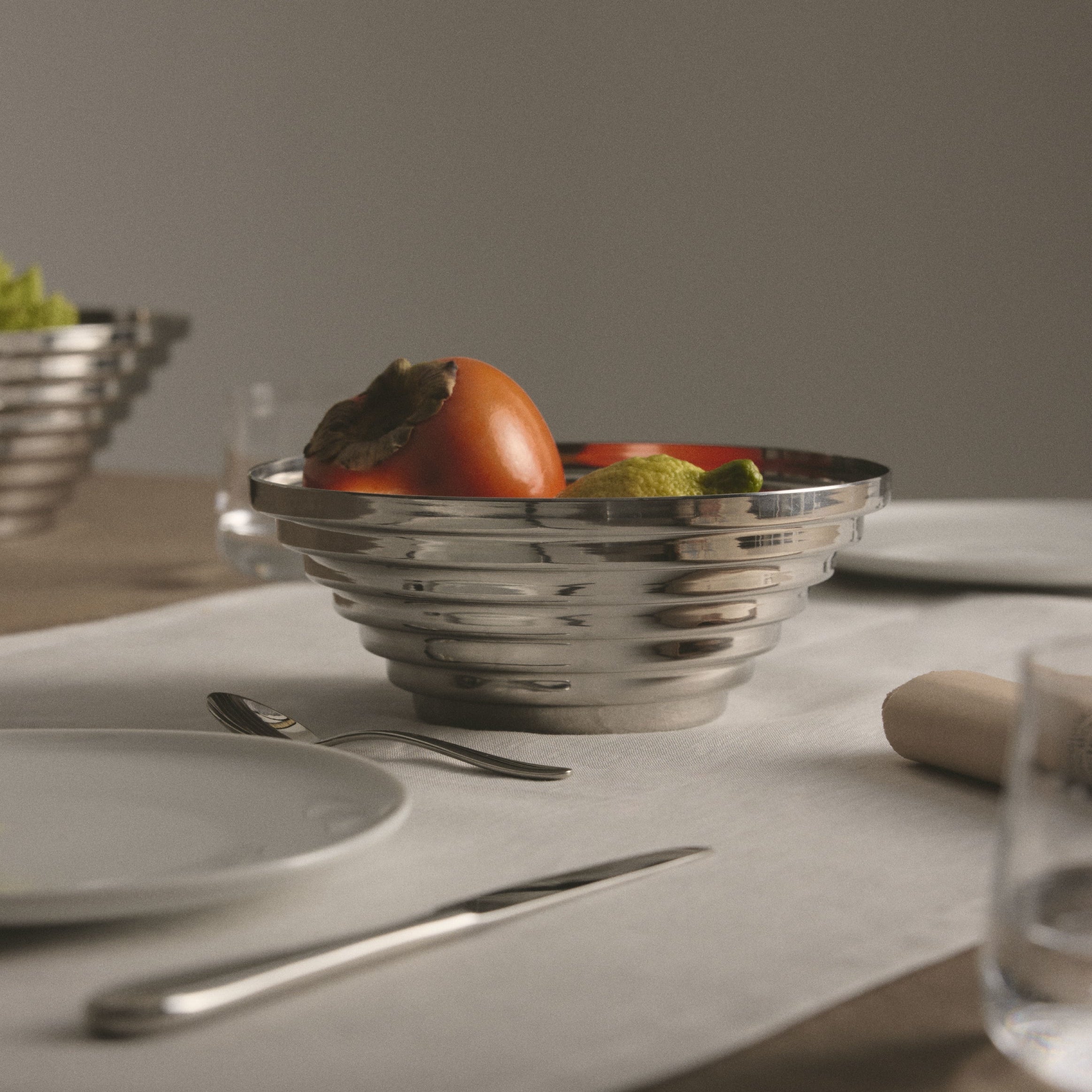 Koš na ovoce MAYA leštěná nerezová ocel