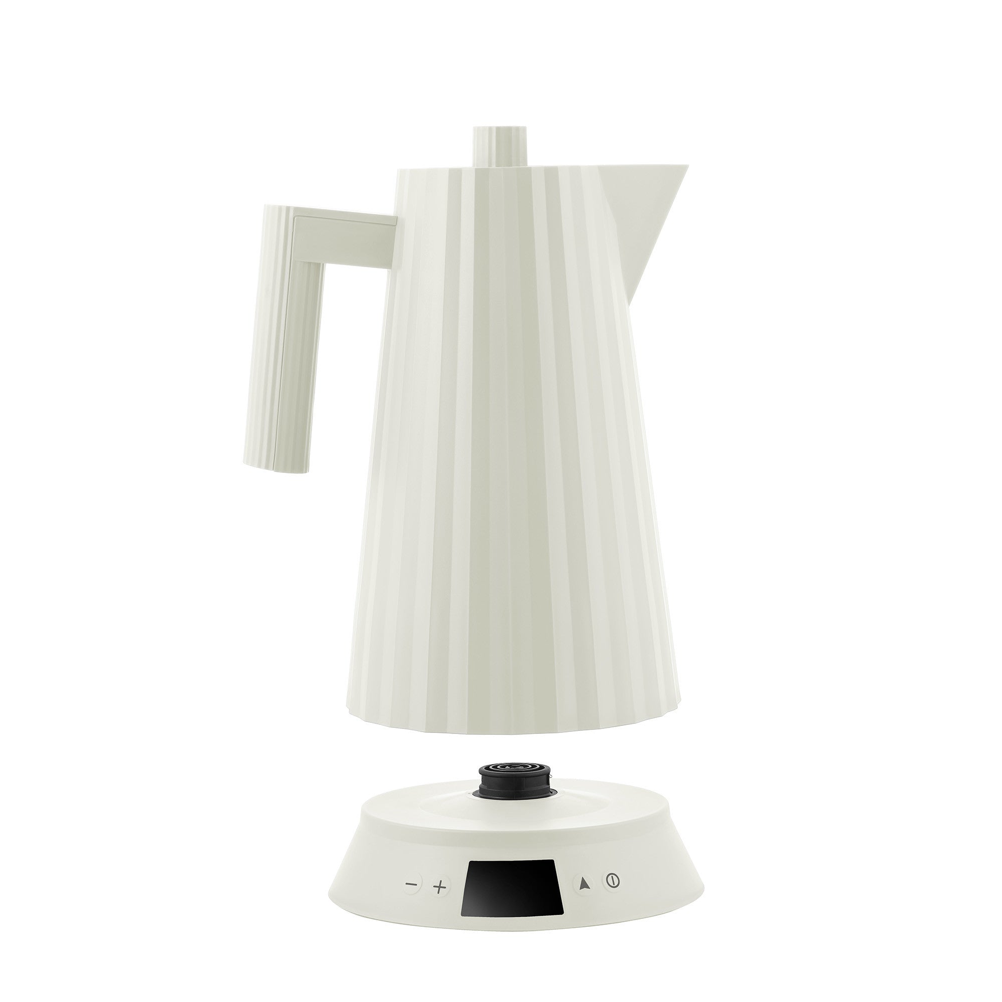 Electric kettle with temperature control PLISSÉ white