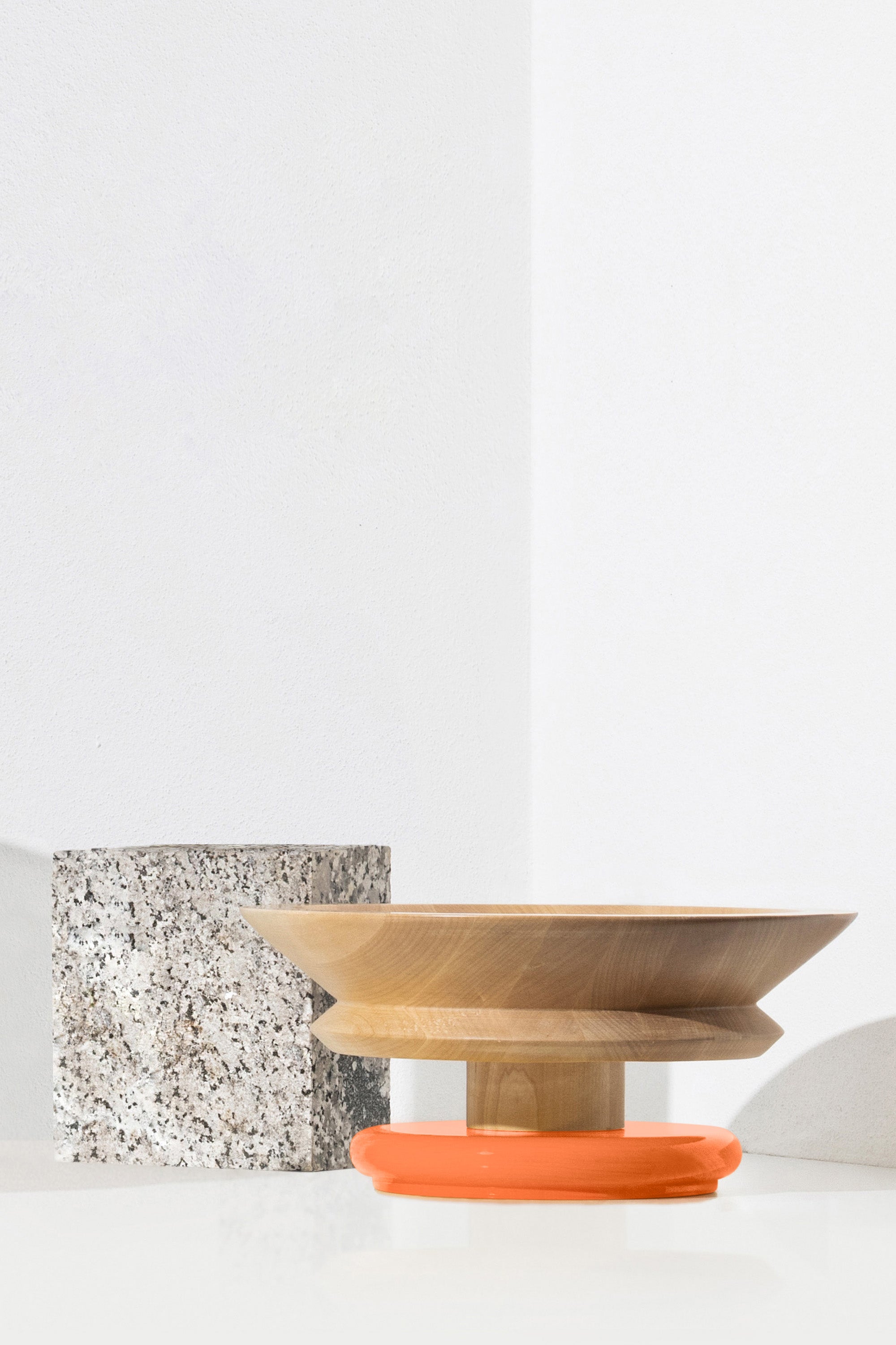 Miska na ovoce ES15 s oranžovým podstavcem