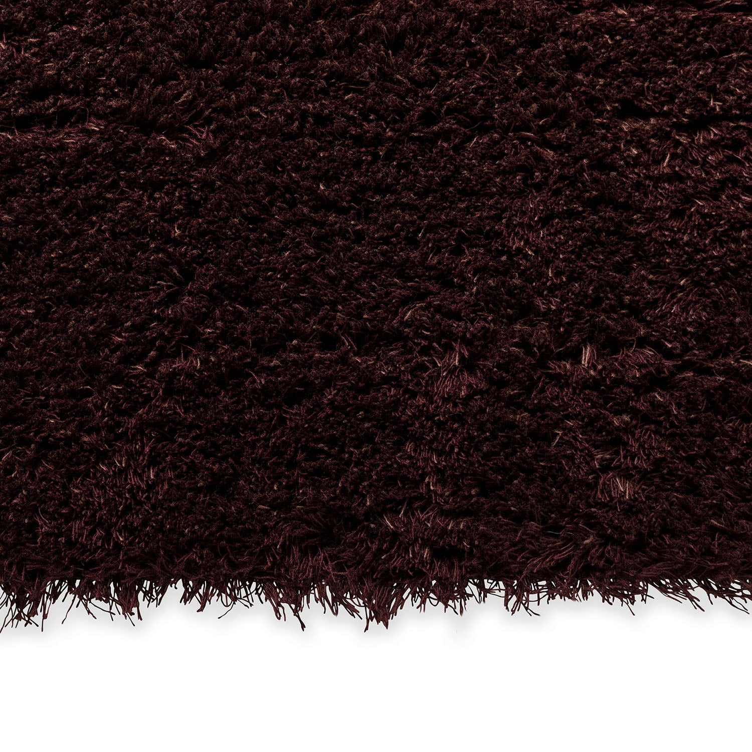 SHADE HIGH brown rug with long pile