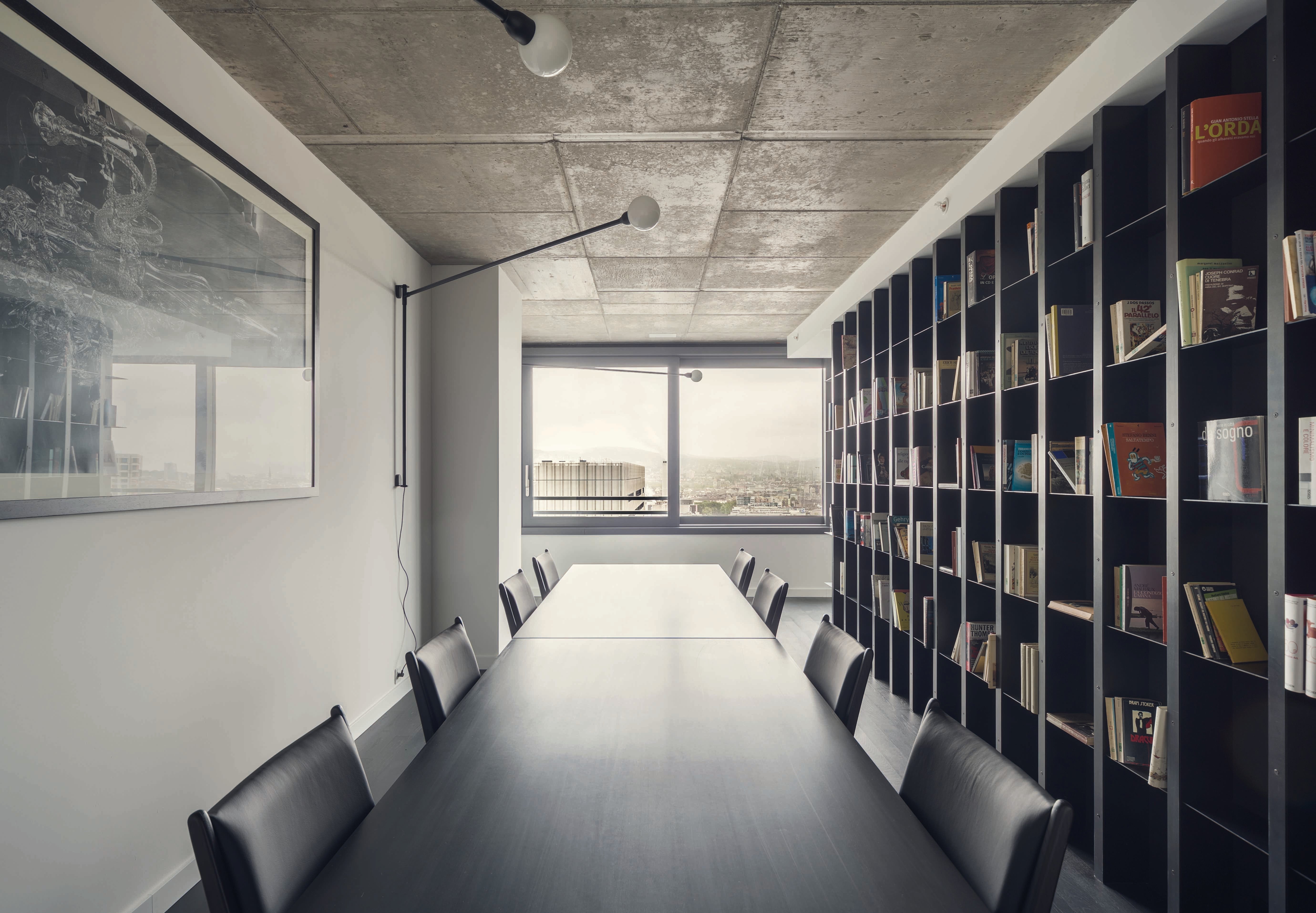 Wall lamp with arm POTENCE PIVOTANTE black