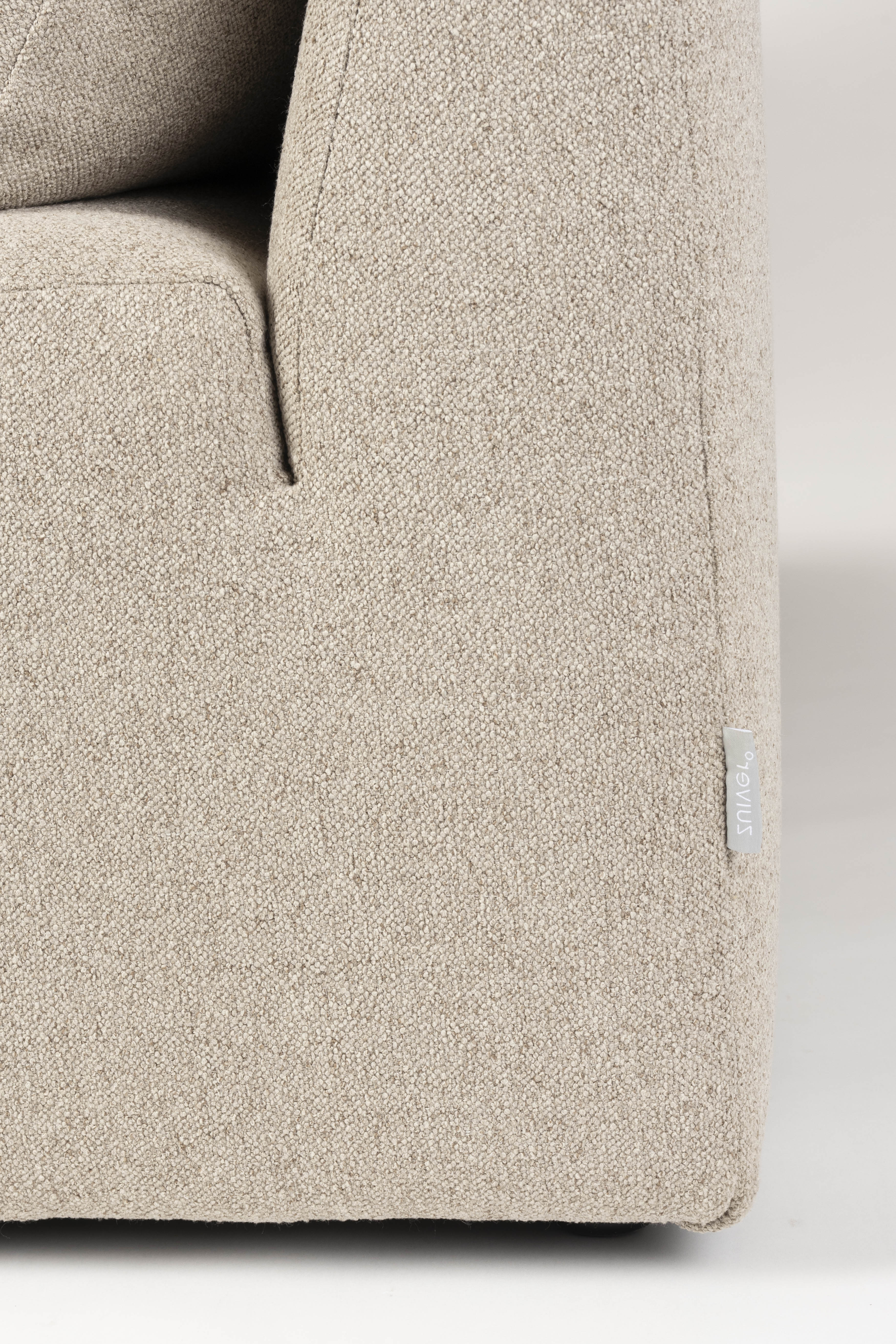 Modulární pohovka PROSPER - pravostranný szezlong cappuccino