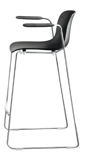 Hoker TROY černé bukové dřevo