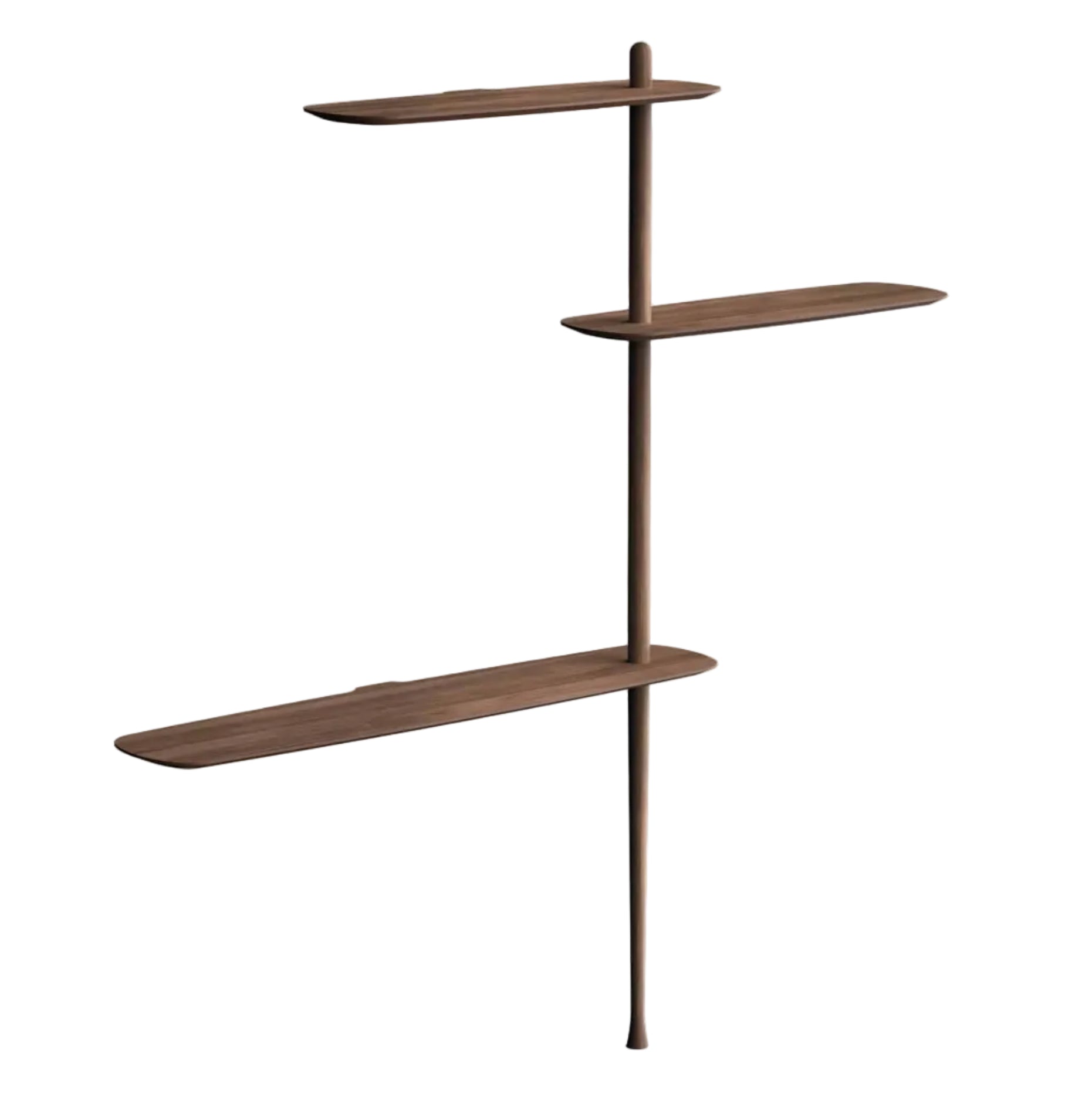 Regál UNICA - KONFIGURACE 04 ořechová dýha