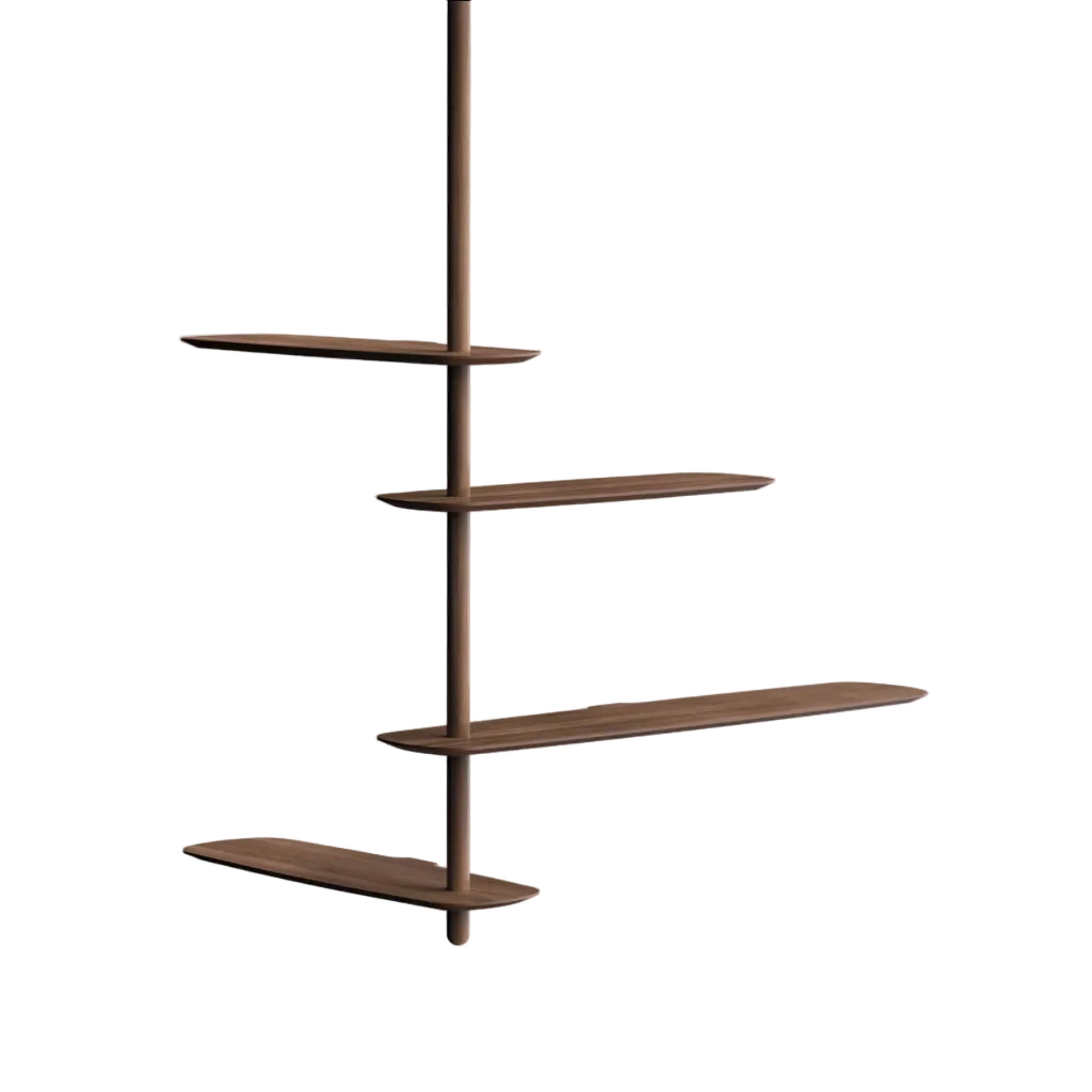 UNICA Wall Shelf - CONFIGURATION 09 Walnut Veneer