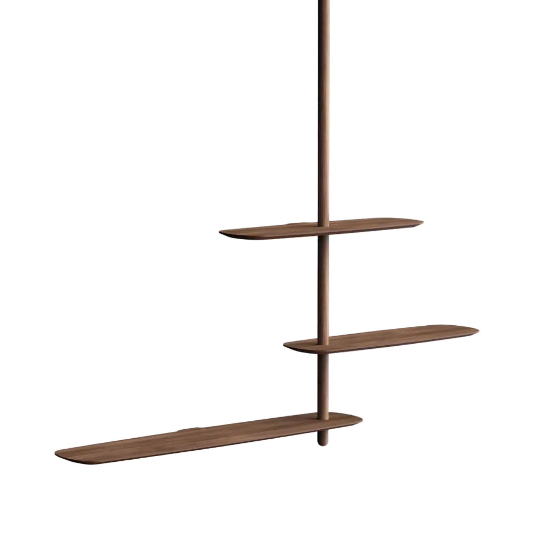 UNICA Wall Shelf - CONFIGURATION 05 Walnut Veneer