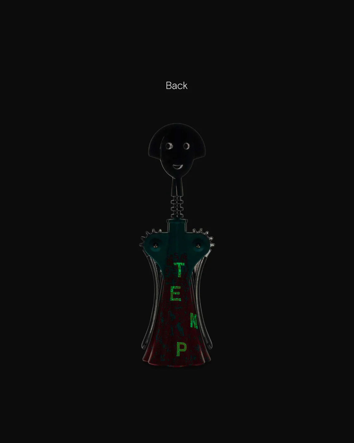 Otvírák na víno ANNA G. - LIQUID modrý s korálovým