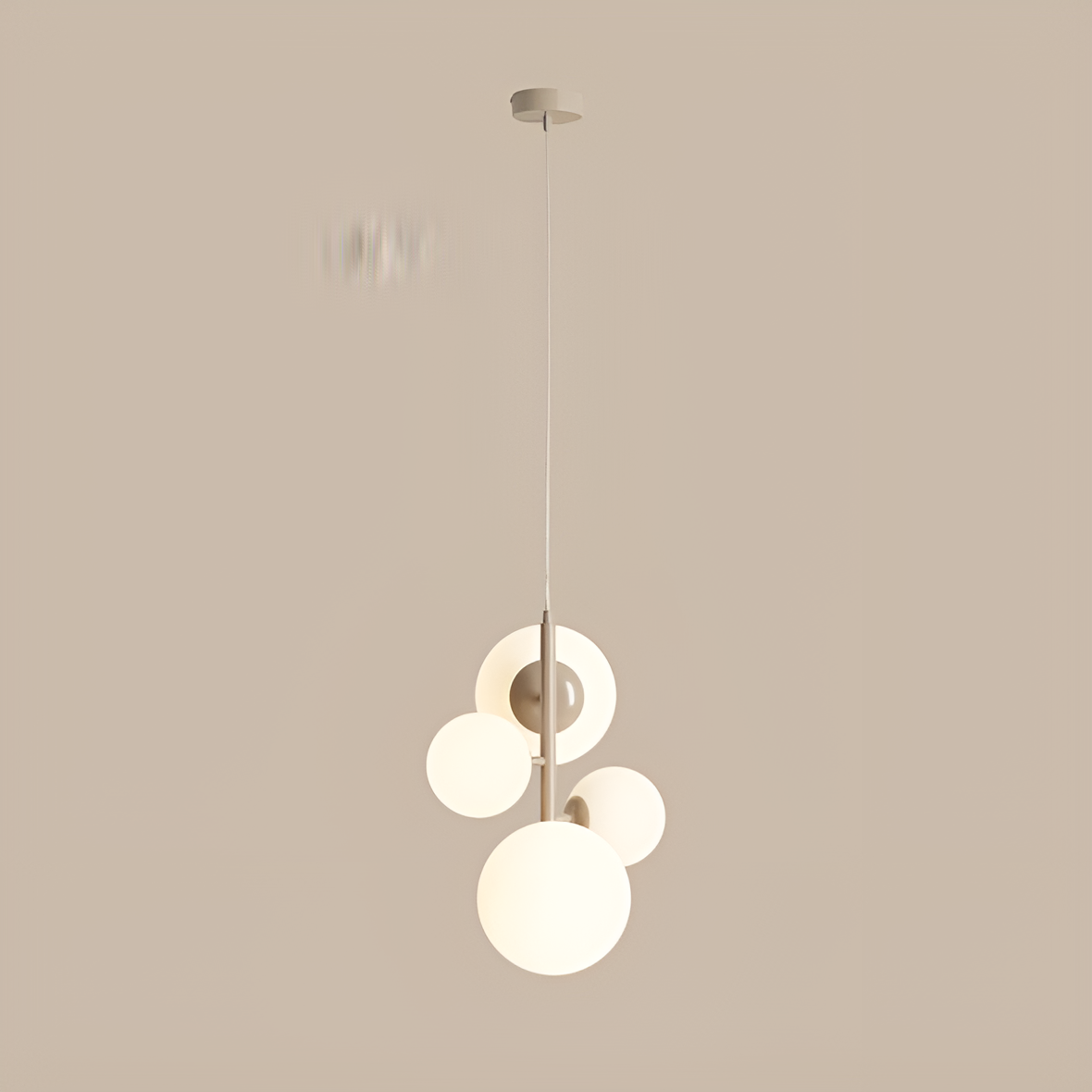 Závěsná lampa BLOOM QUATRO béžová