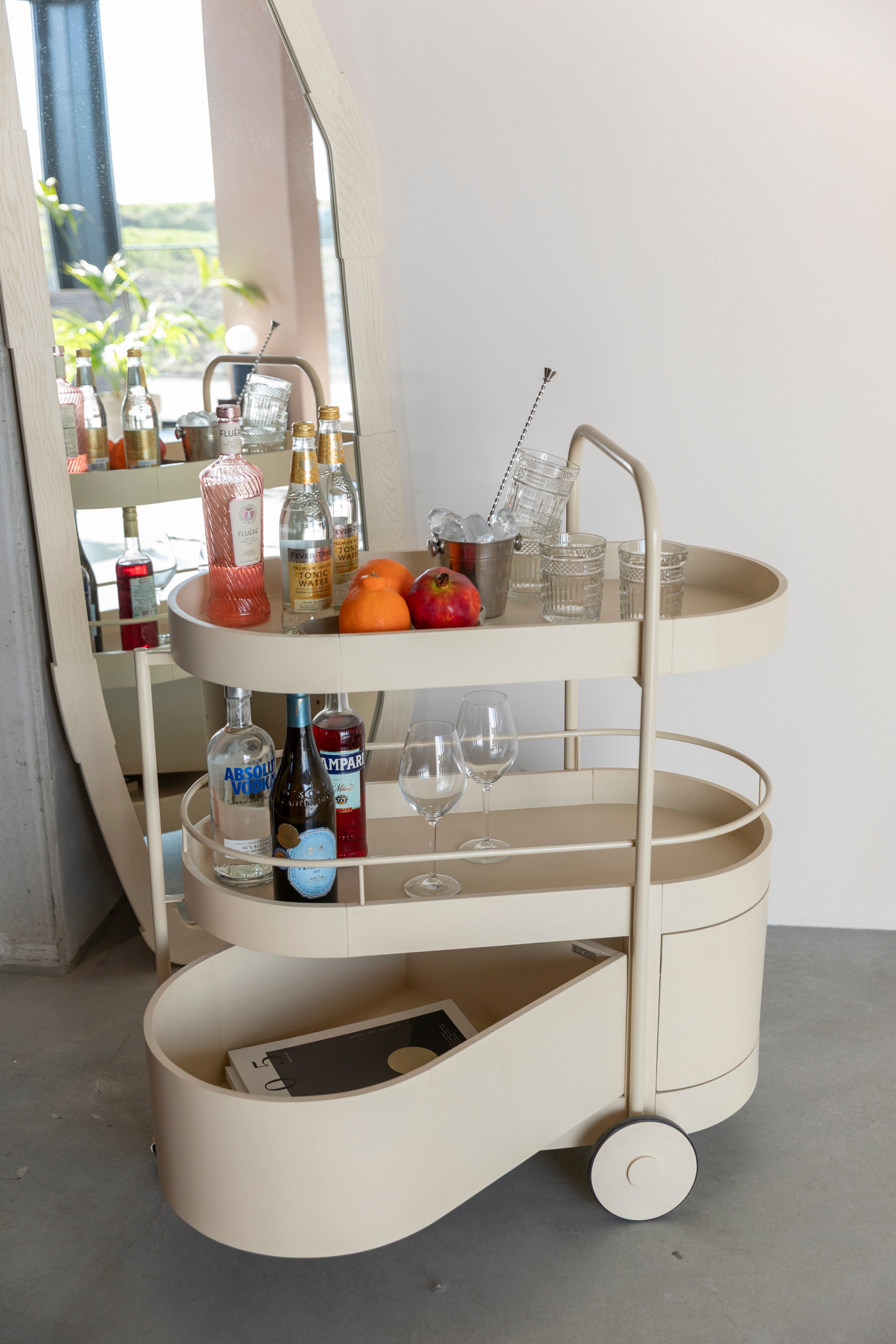 Beige WIM Trolley
