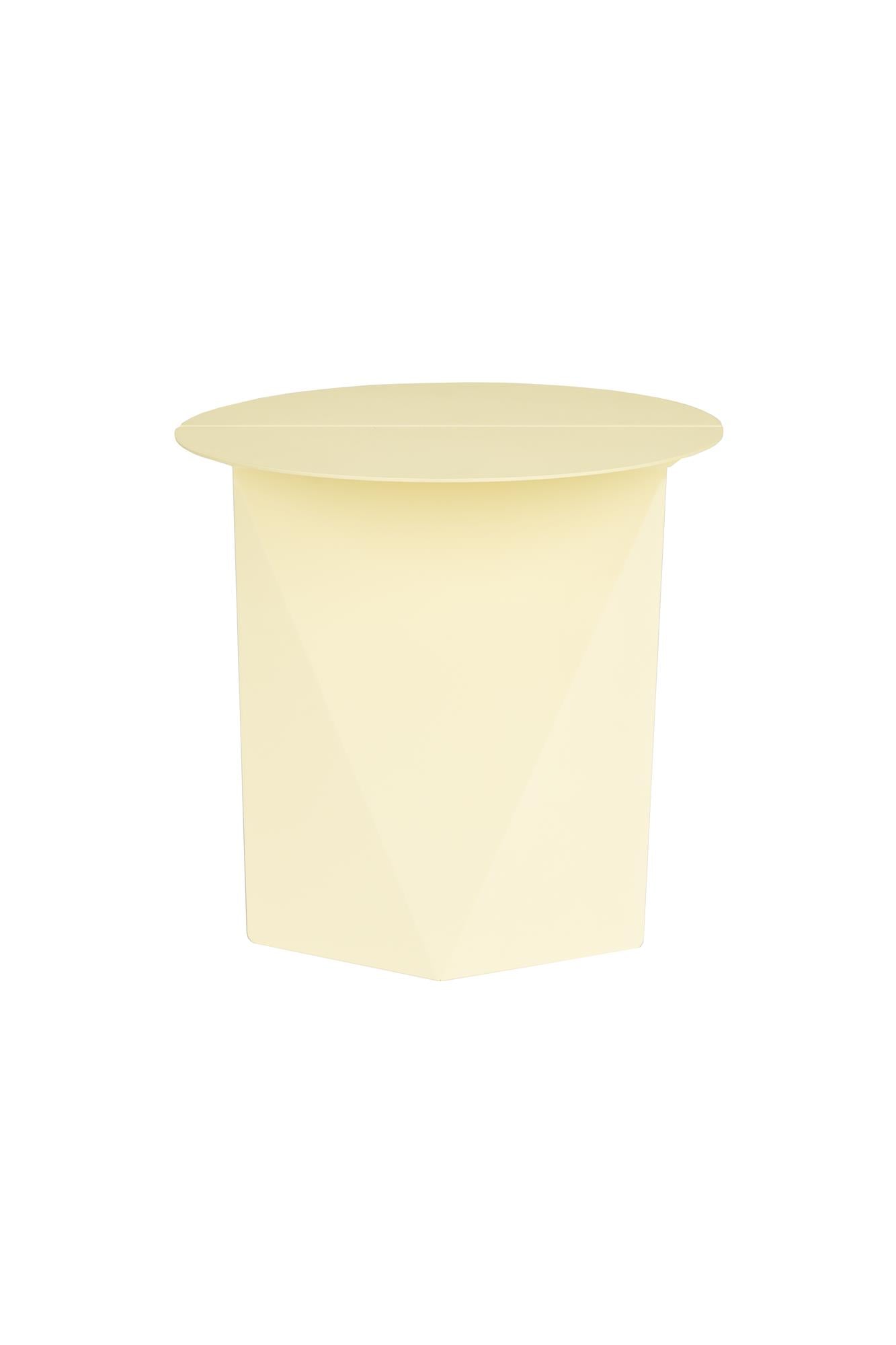 Boční stolek FOLDY žlutý