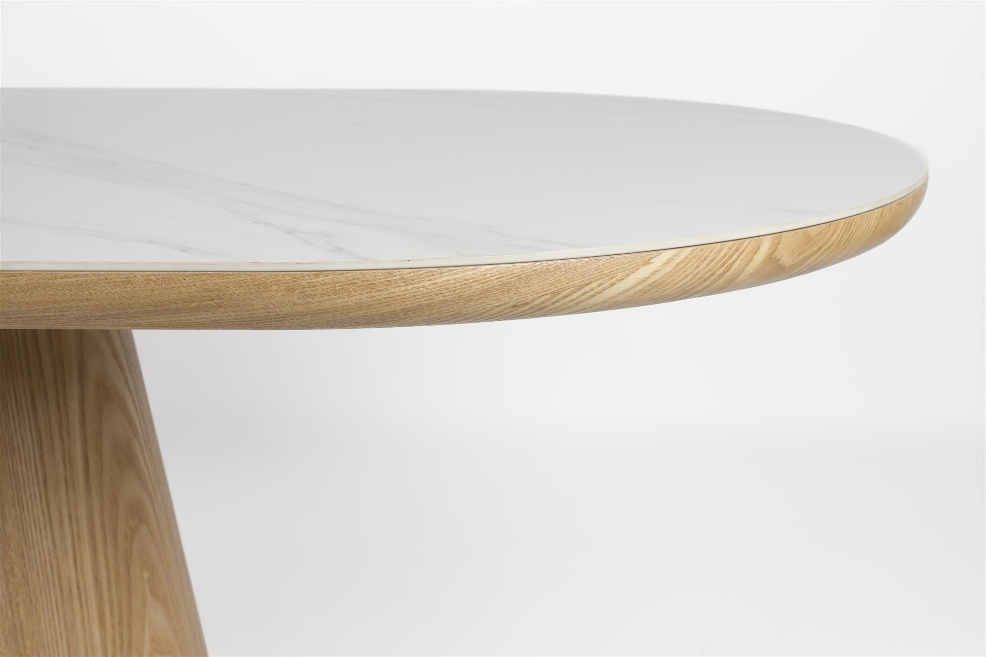 Stůl ALMIRA dřevěný s imitací mramoru