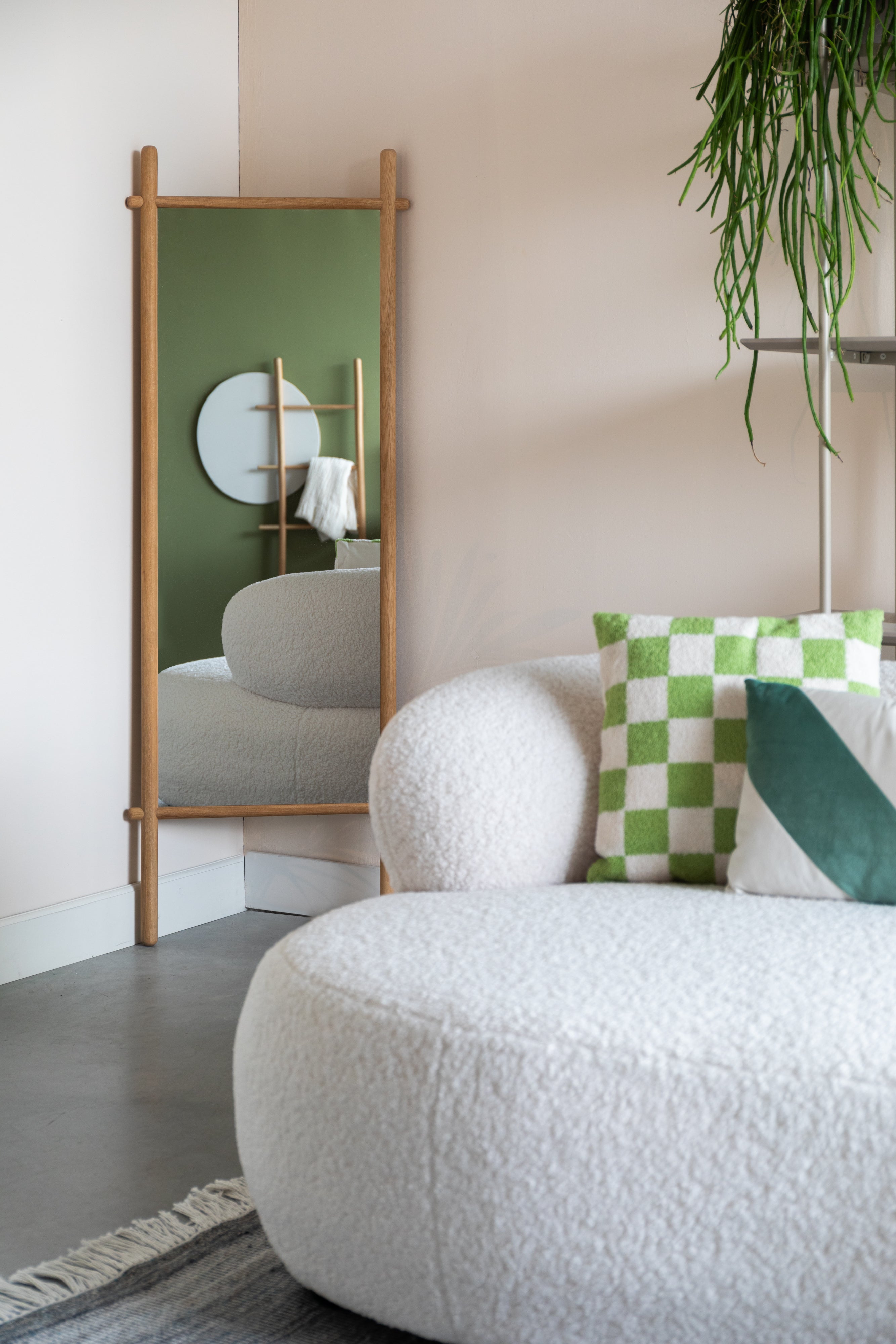 Lustr SOLENE dřevěný rám