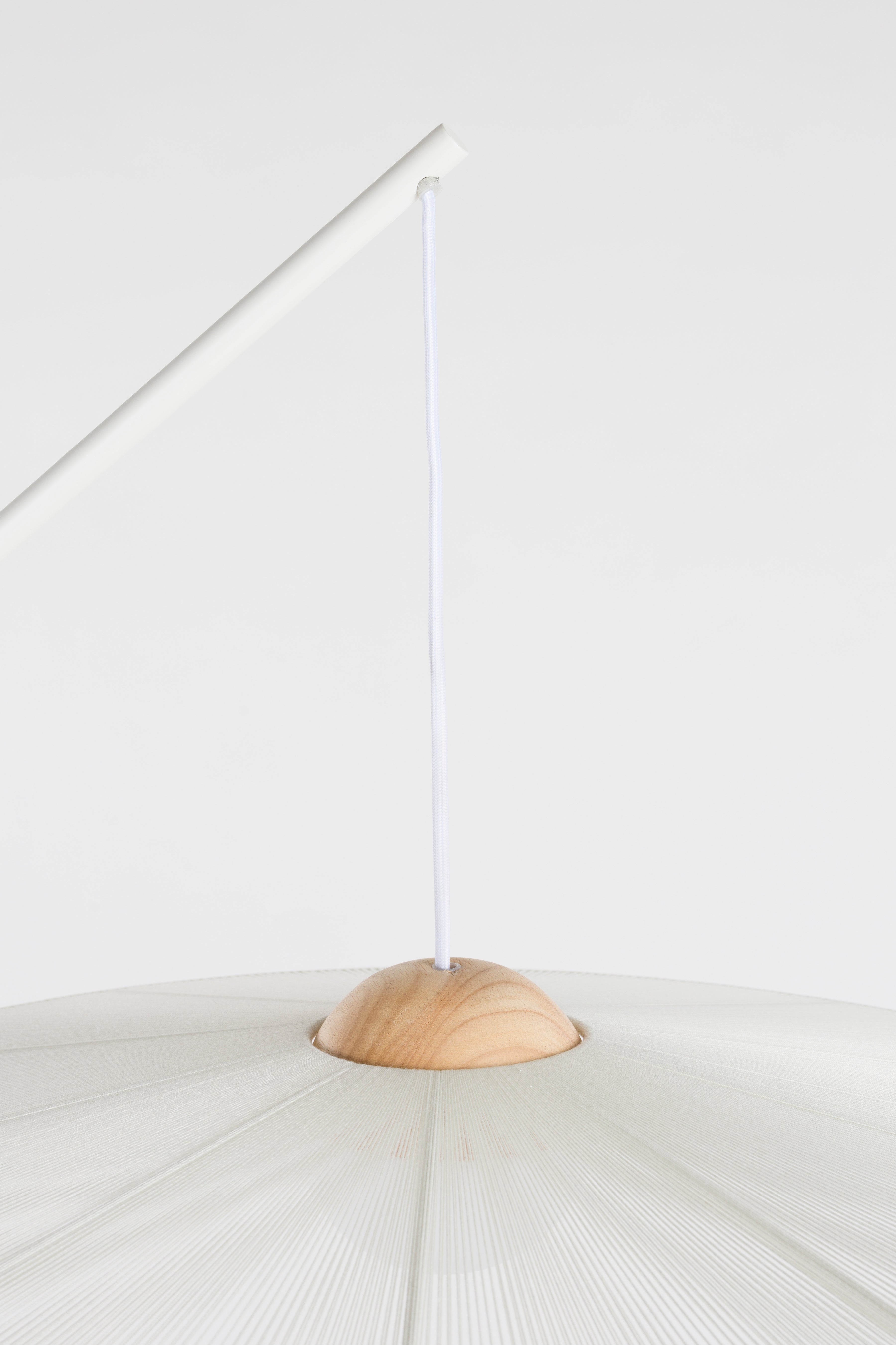 Floor lamp with arm BELLE broken white