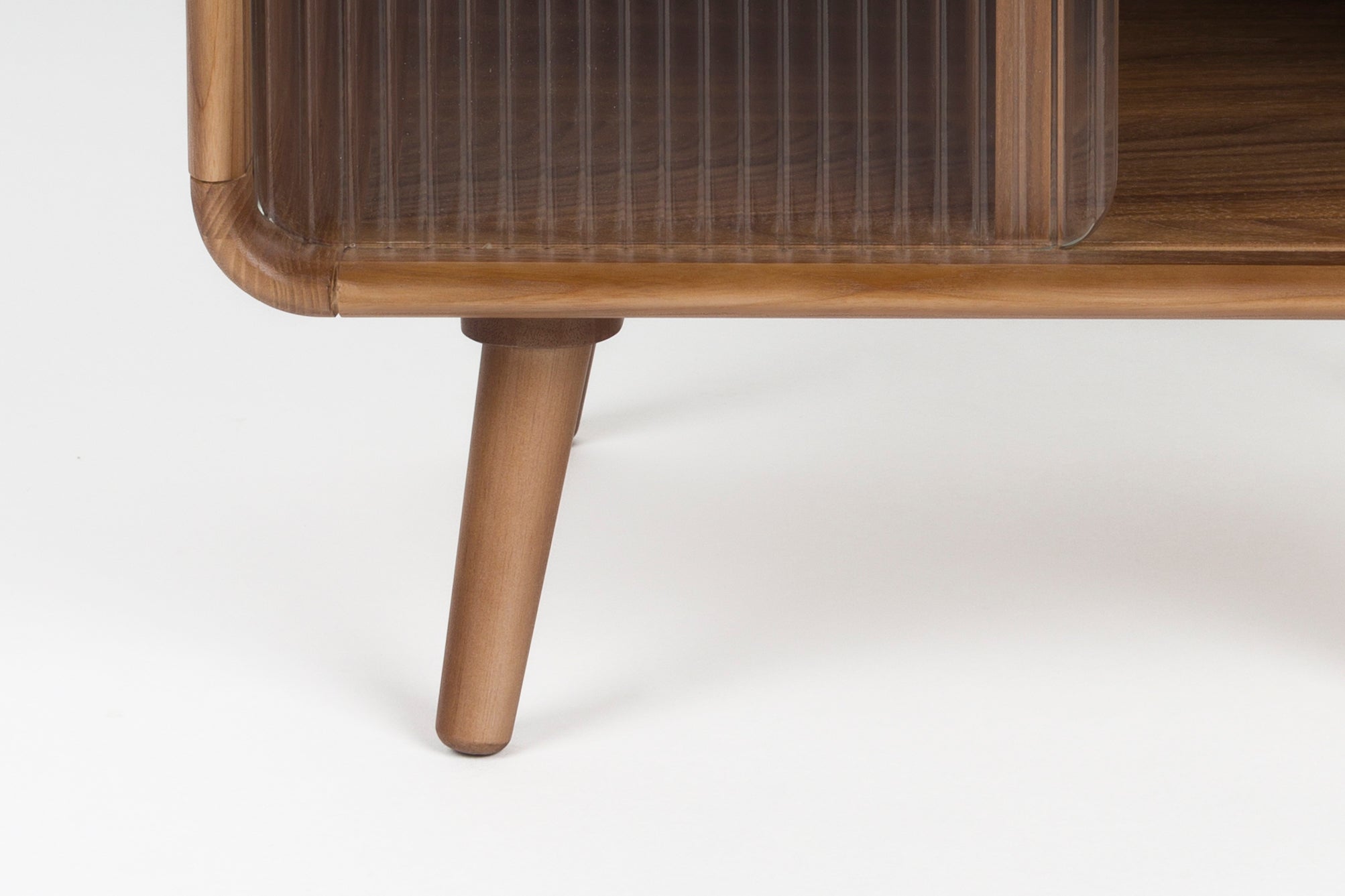 RISE dark veneer cabinet