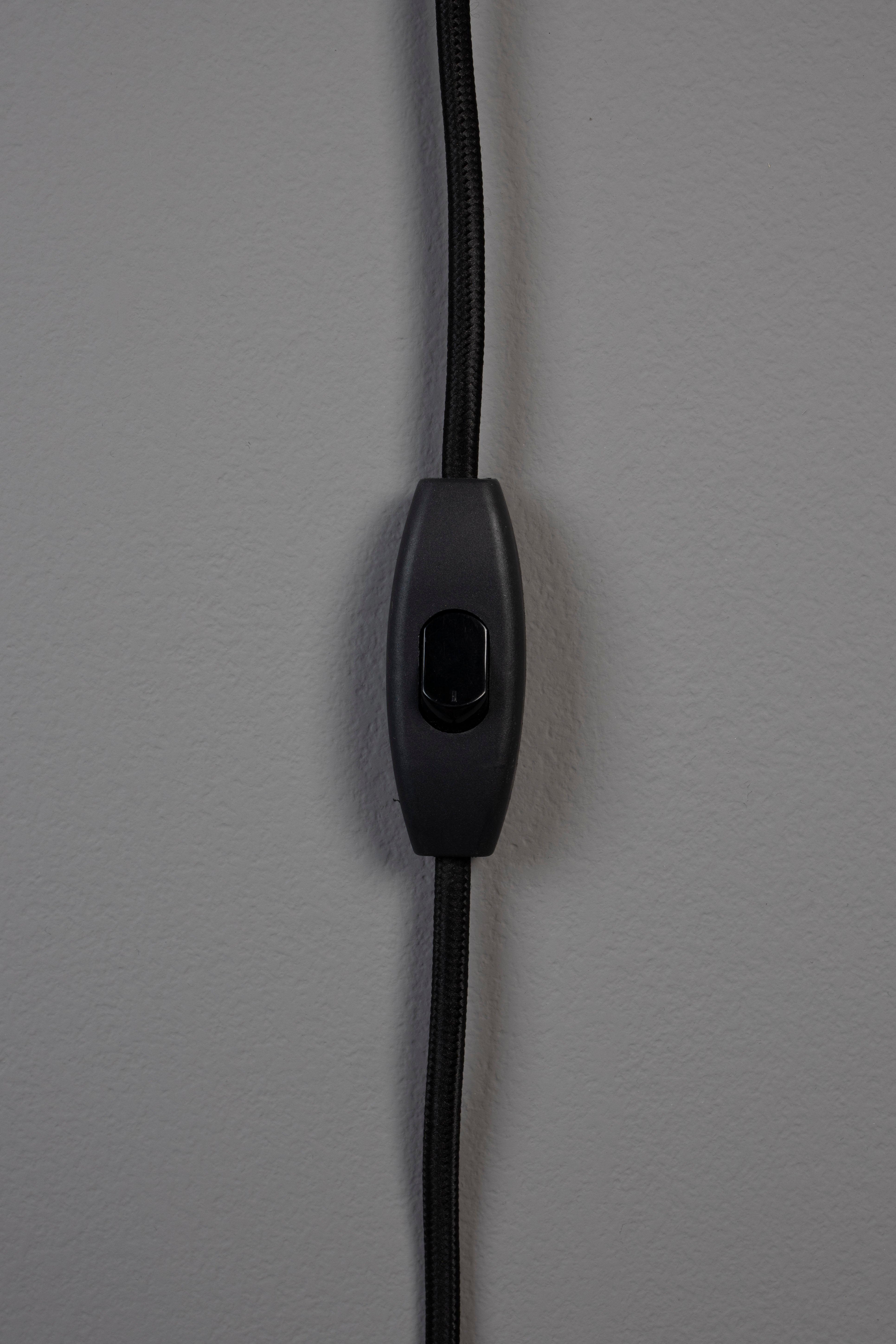 VIRGIL table lamp black with white finish