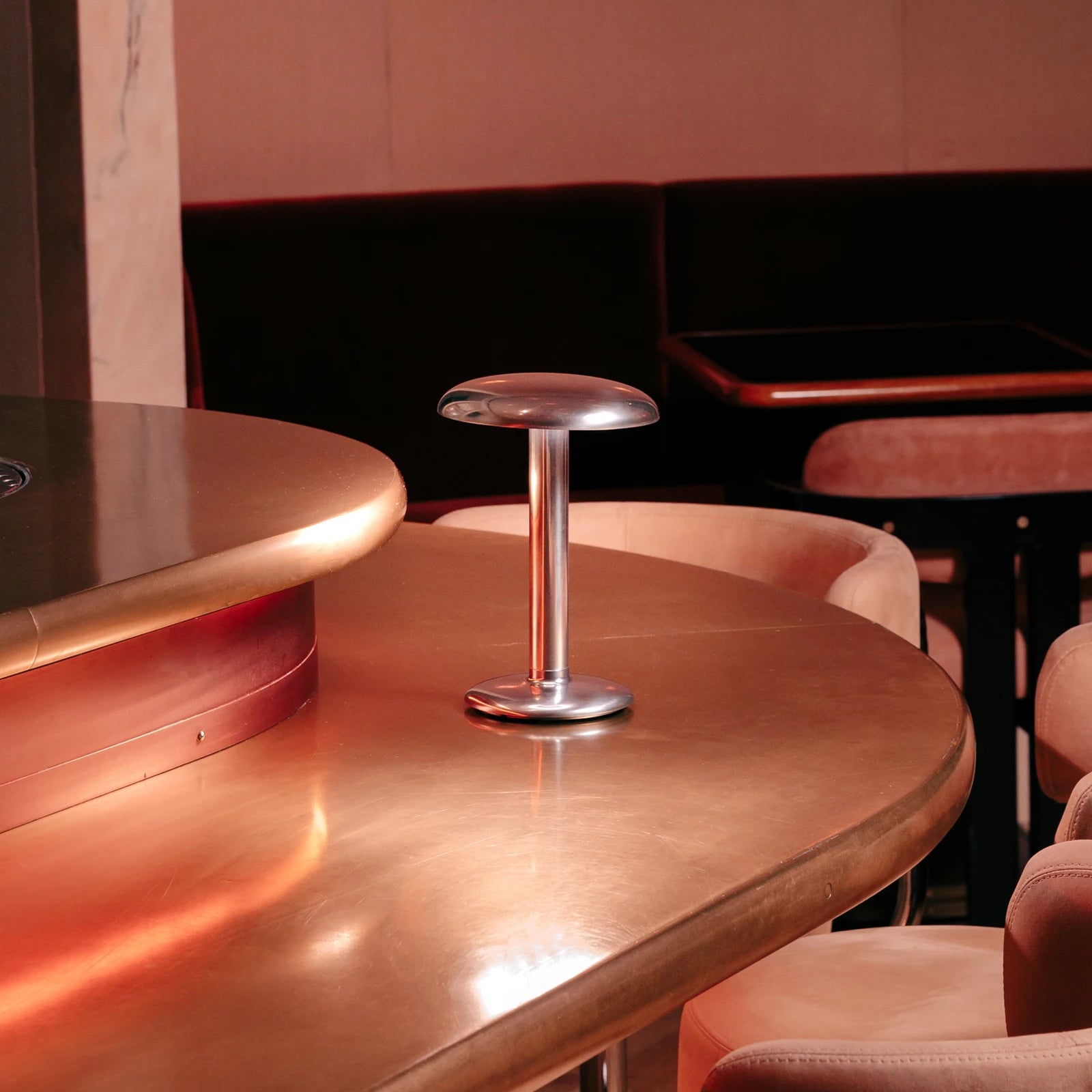 Přenosná lampa GUSTAVE RESIDENTIAL stříbrná