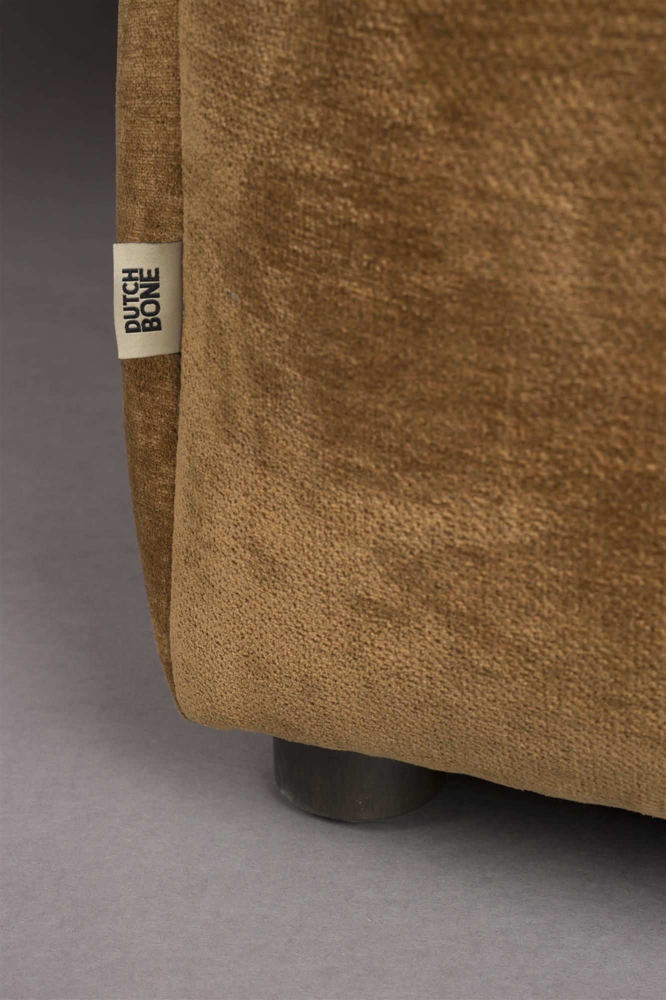 3-Seater Sofa HACKMAN in Cognac