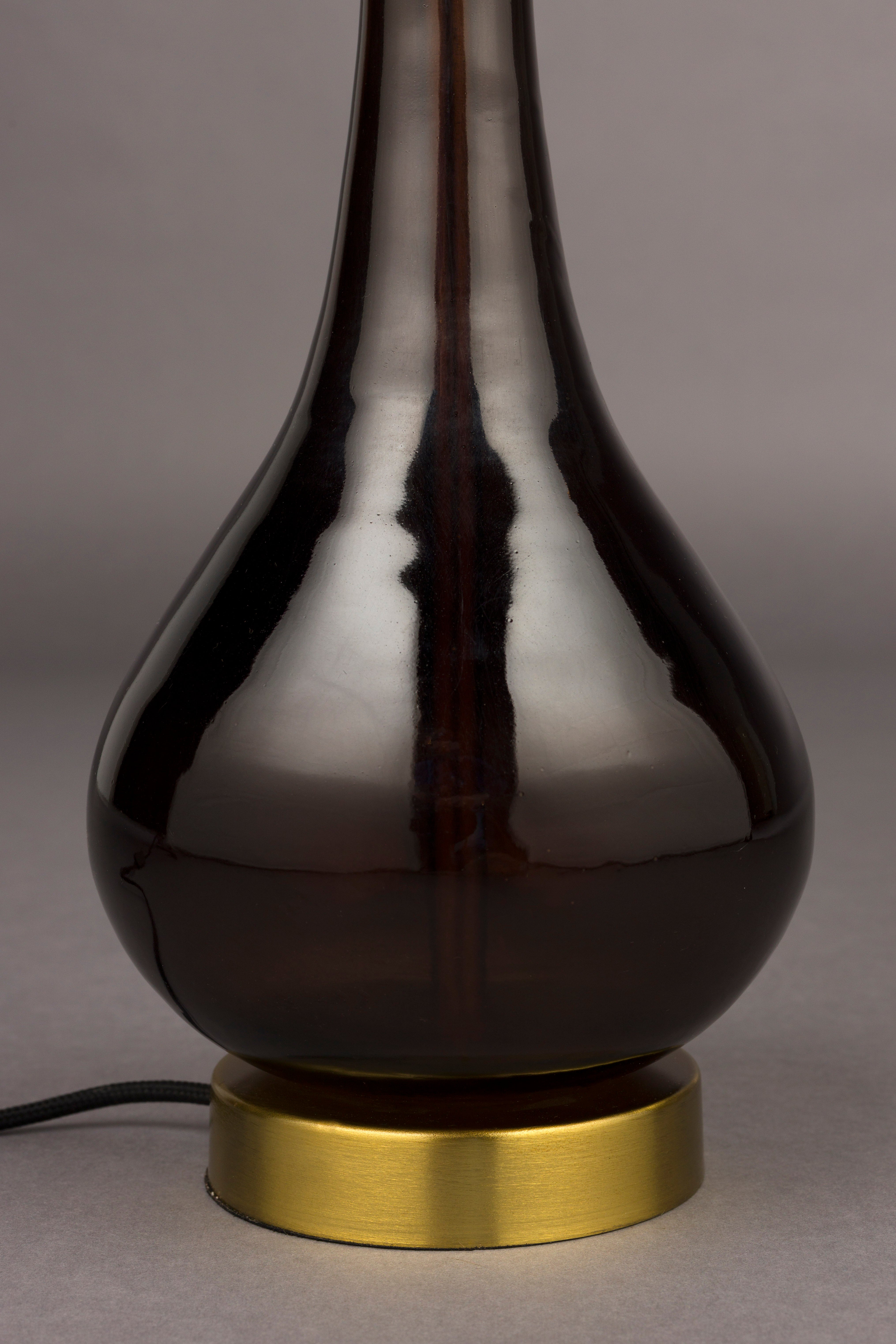 JULES table lamp red with brown base