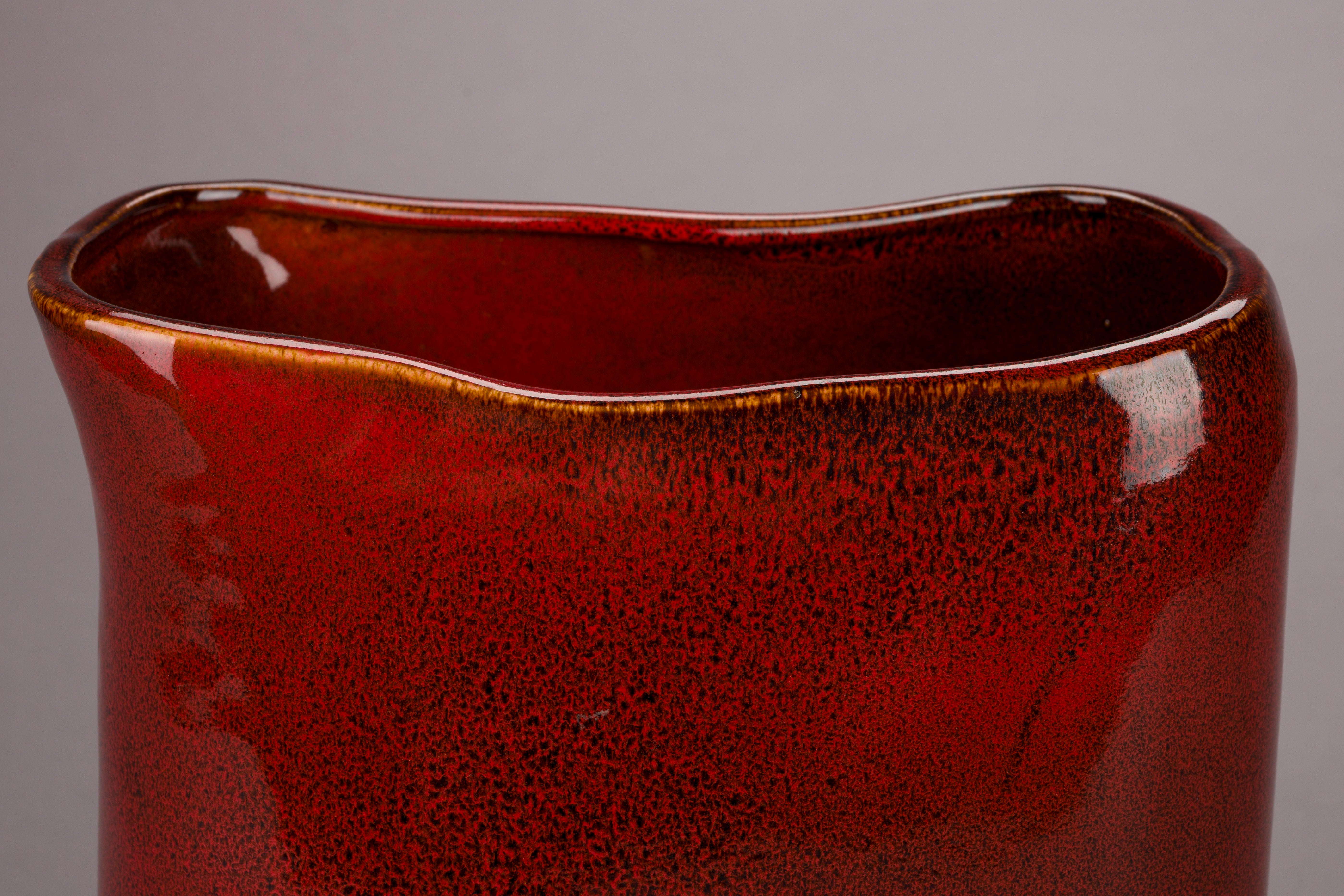 Váza EDNA červená