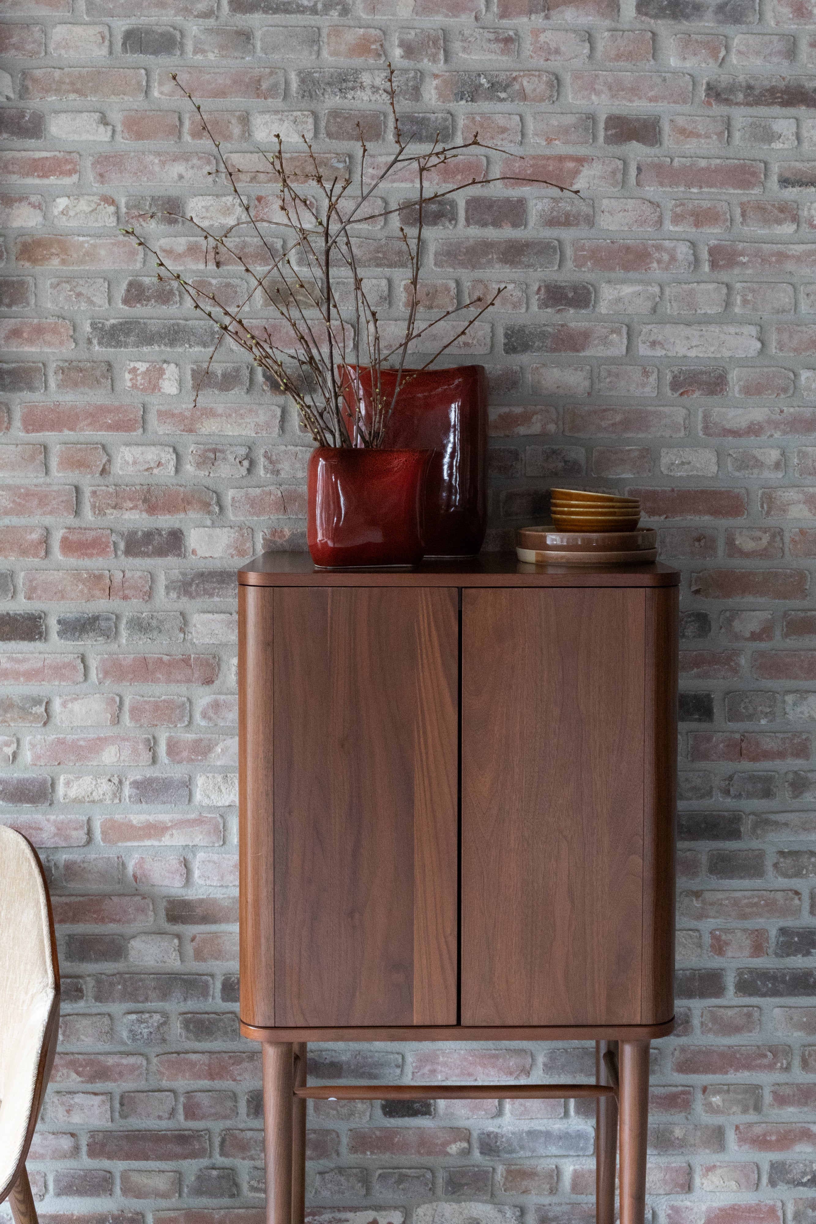 Váza EDNA červená