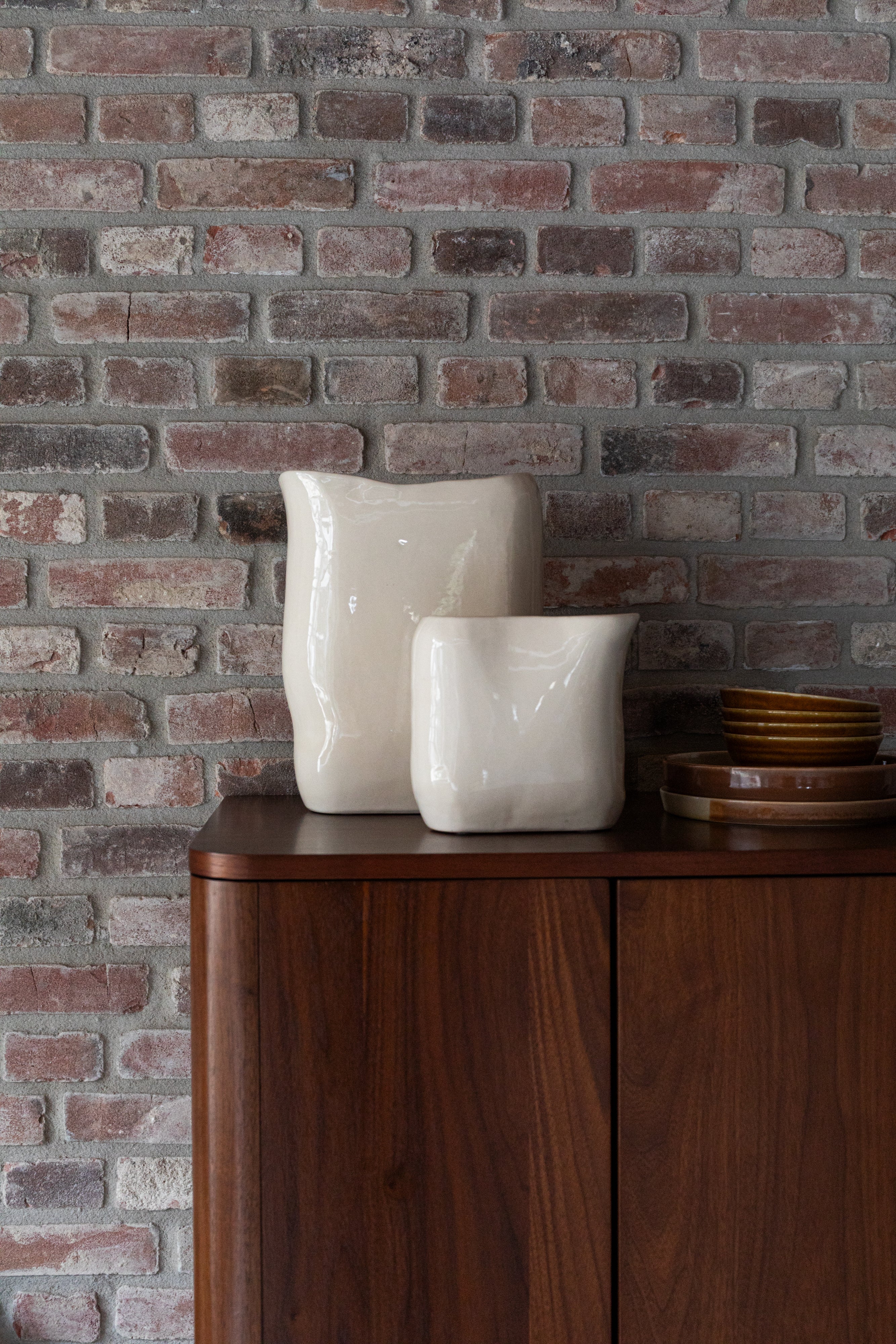 Váza EDNA béžová