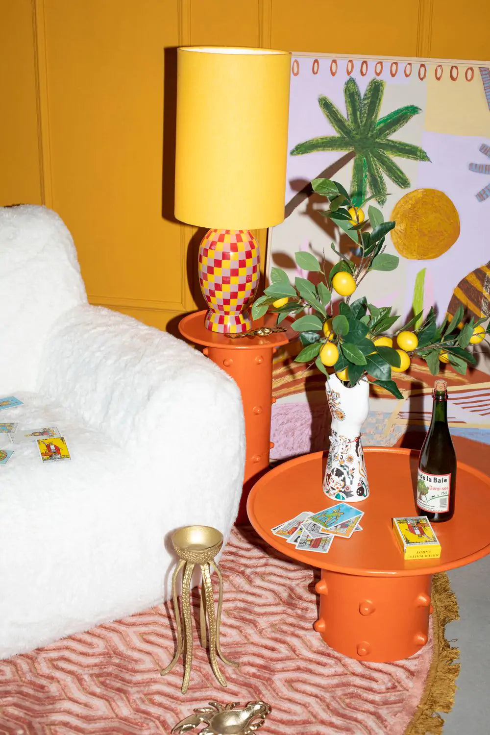 Křeslo CUDDLE THE YETI bílé