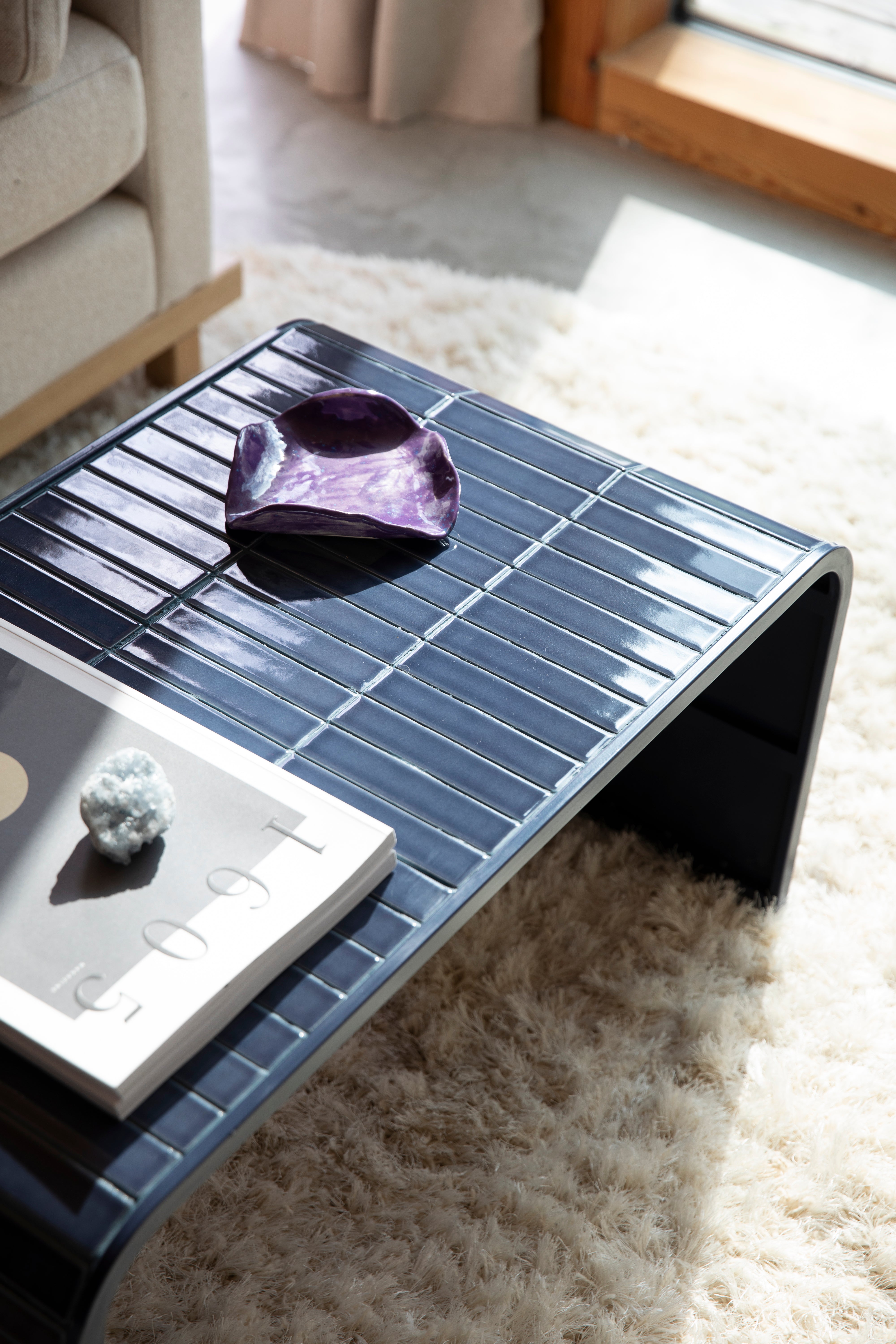 TILES blue coffee table