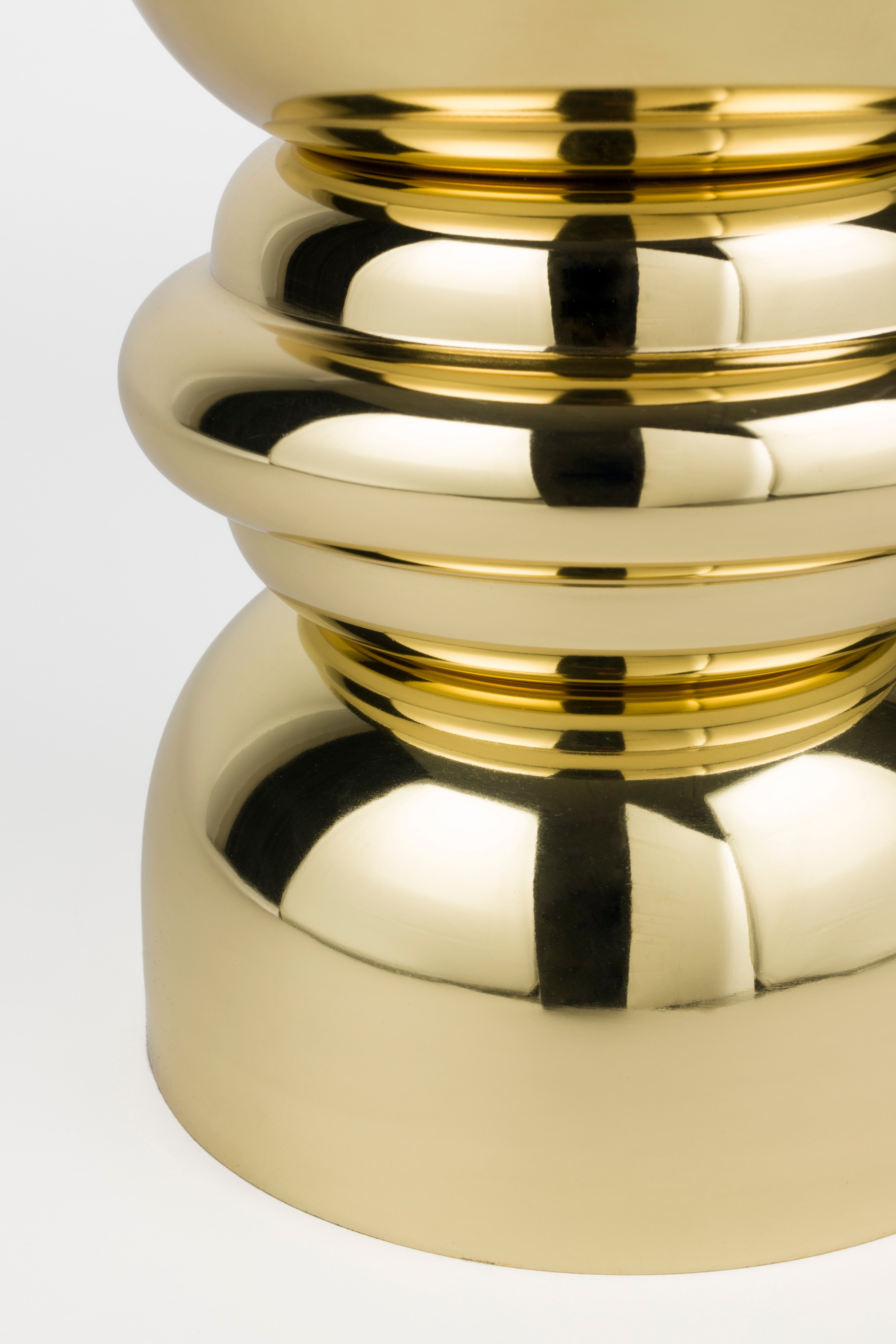 Boční stolek KINGA zlatý