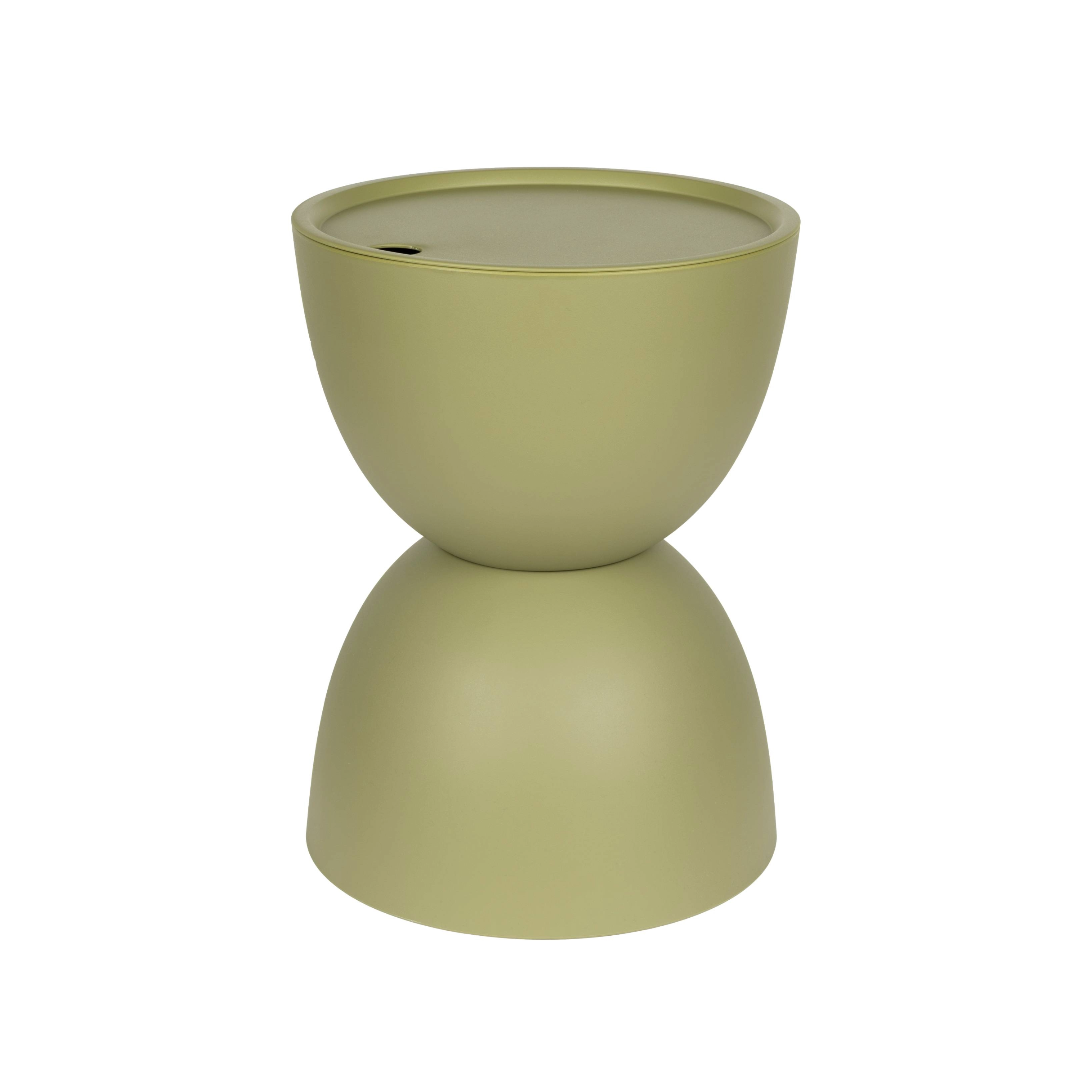 Zahradní stolek se schovkou MARA zelený