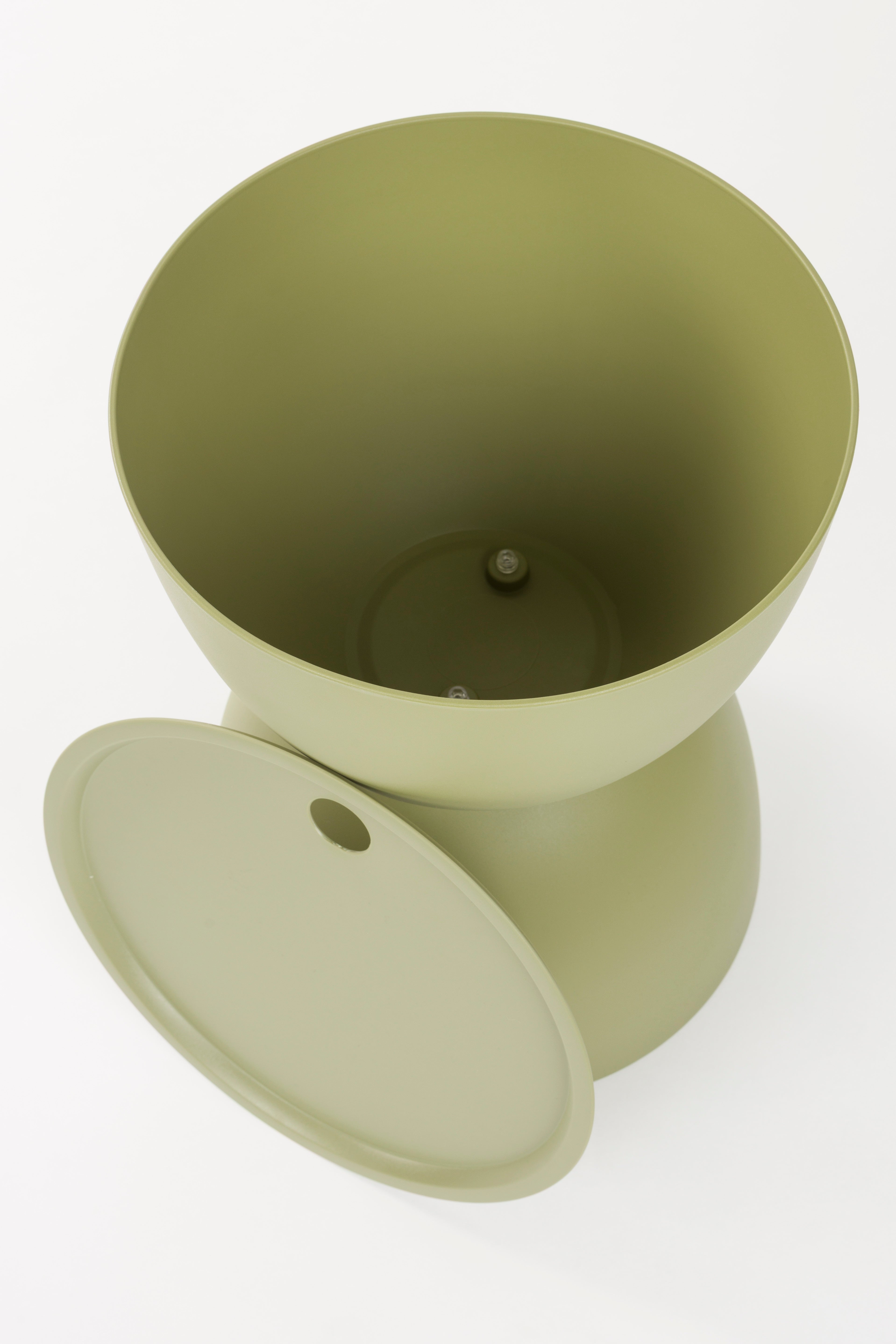 Zahradní stolek se schovkou MARA zelený