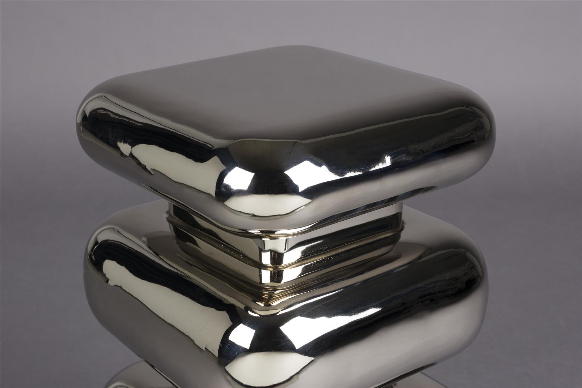 STUBBY chrome side table