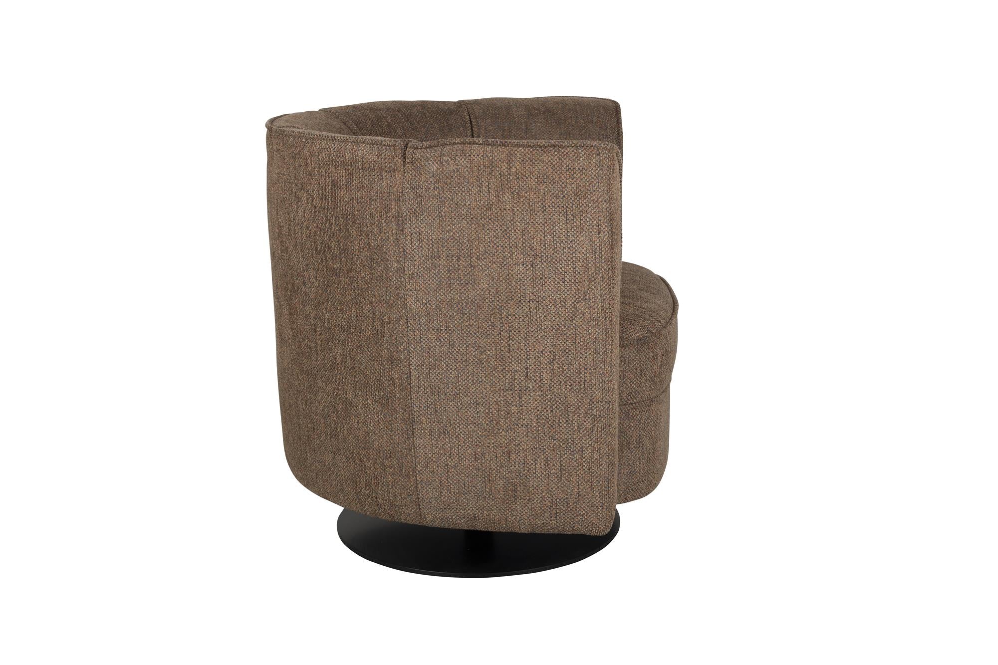 Křeslo FLOWER hnědé