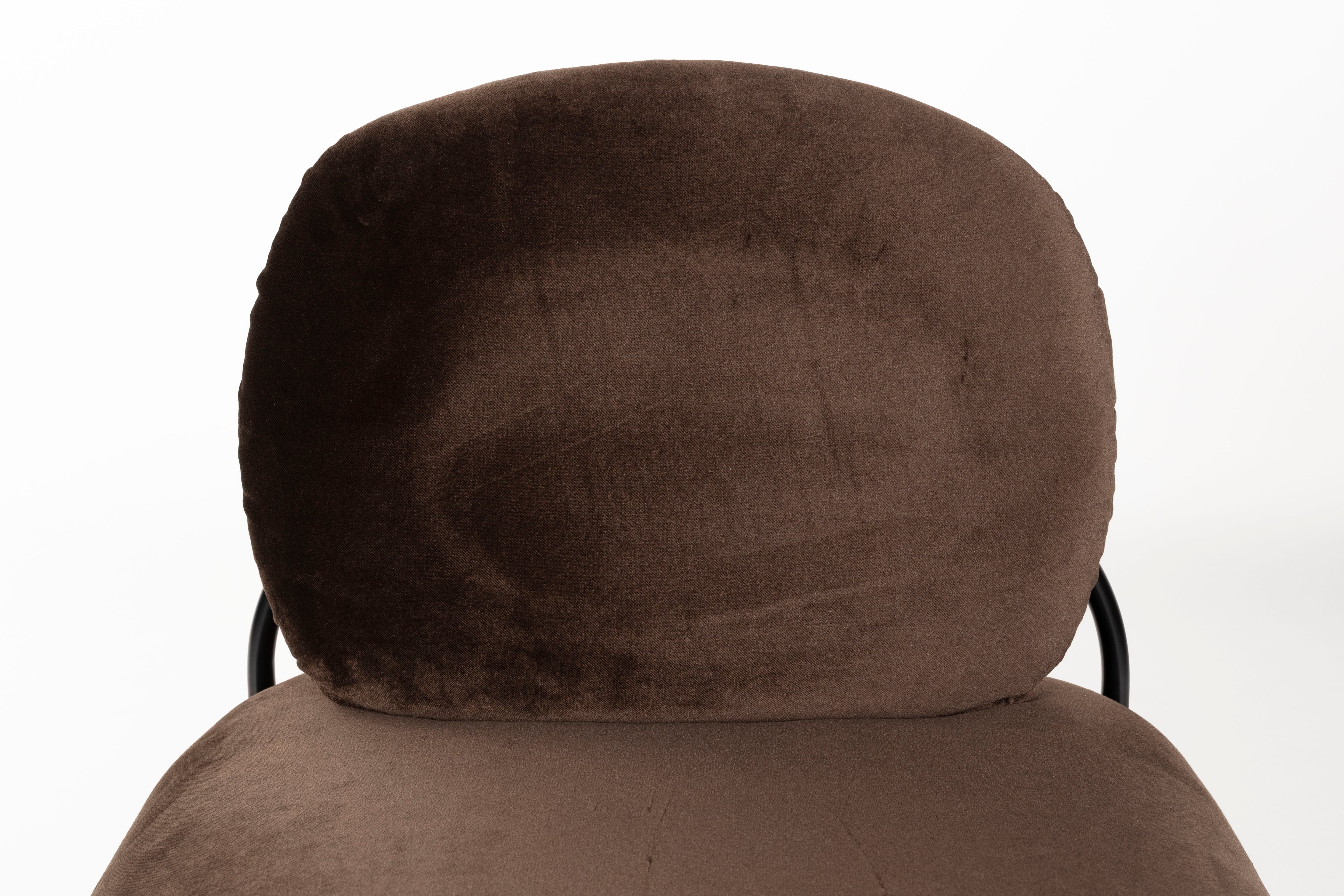 Křeslo POLLY hnědé