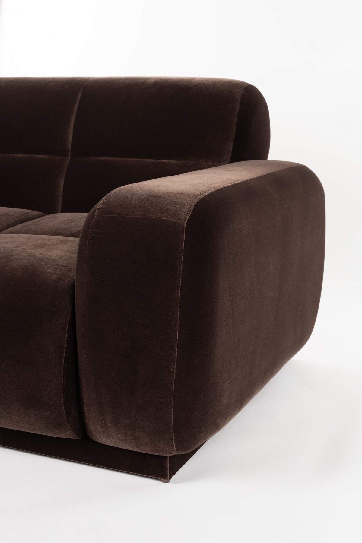 Sofa 4,5-osobowa HAZEL brązowy – ujęcie 3