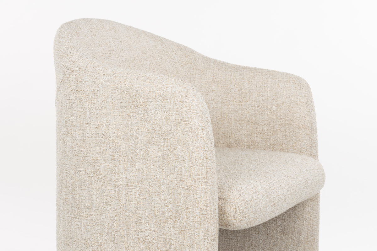 Beige křeslo CONTOUR