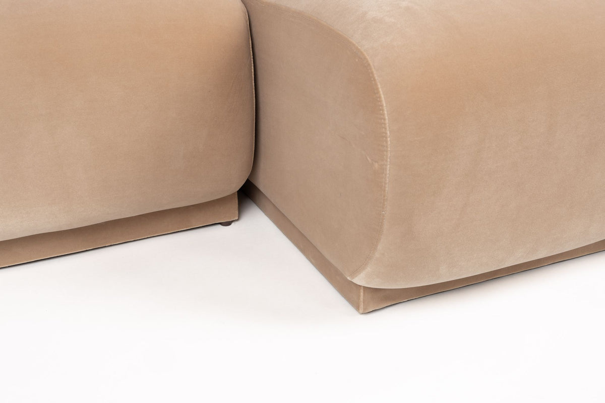 Sofa 6-osobowa HAZEL beżowy prawostronny – ujęcie 9