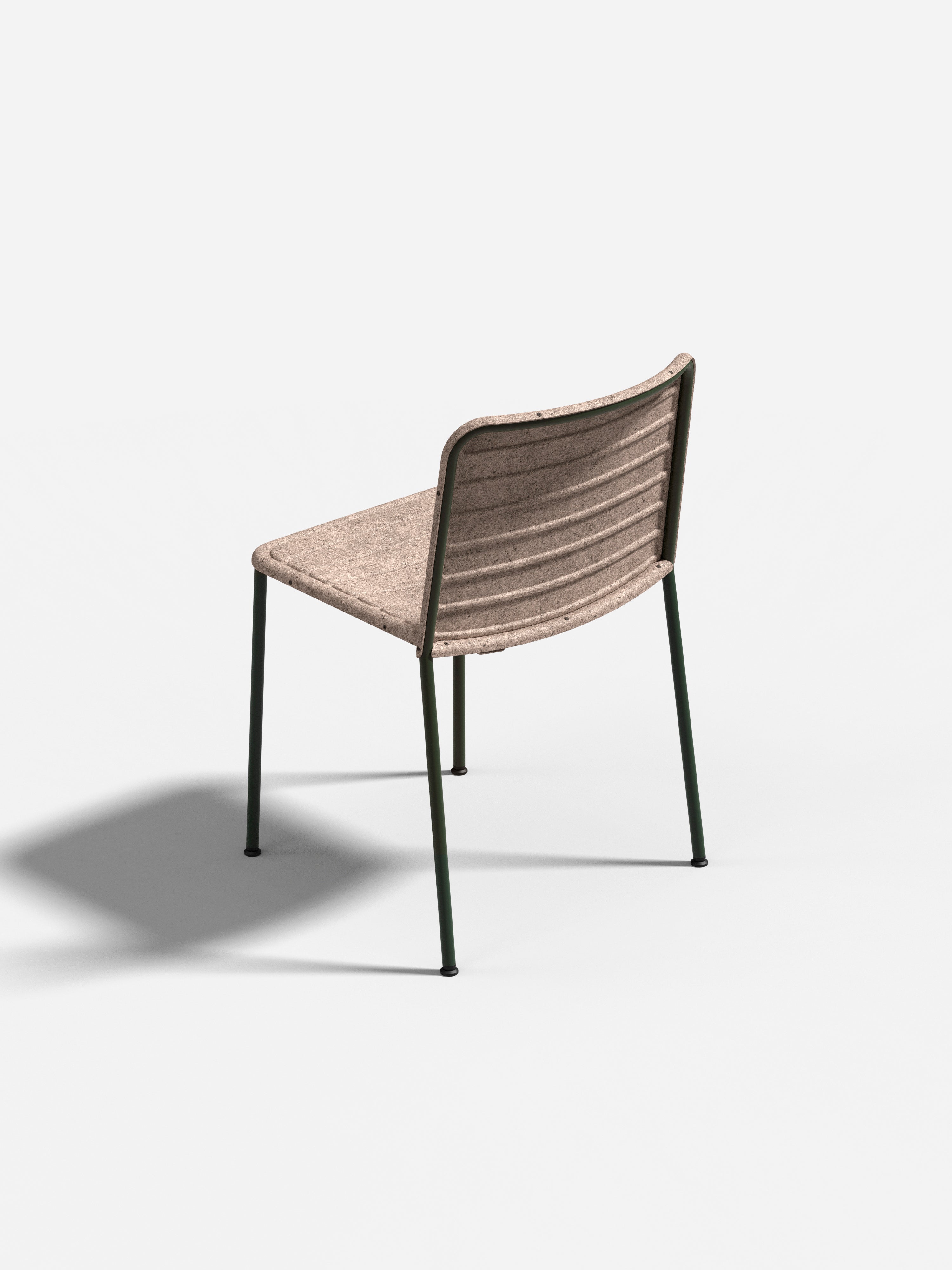 Židle FLAX STACKER hnědá