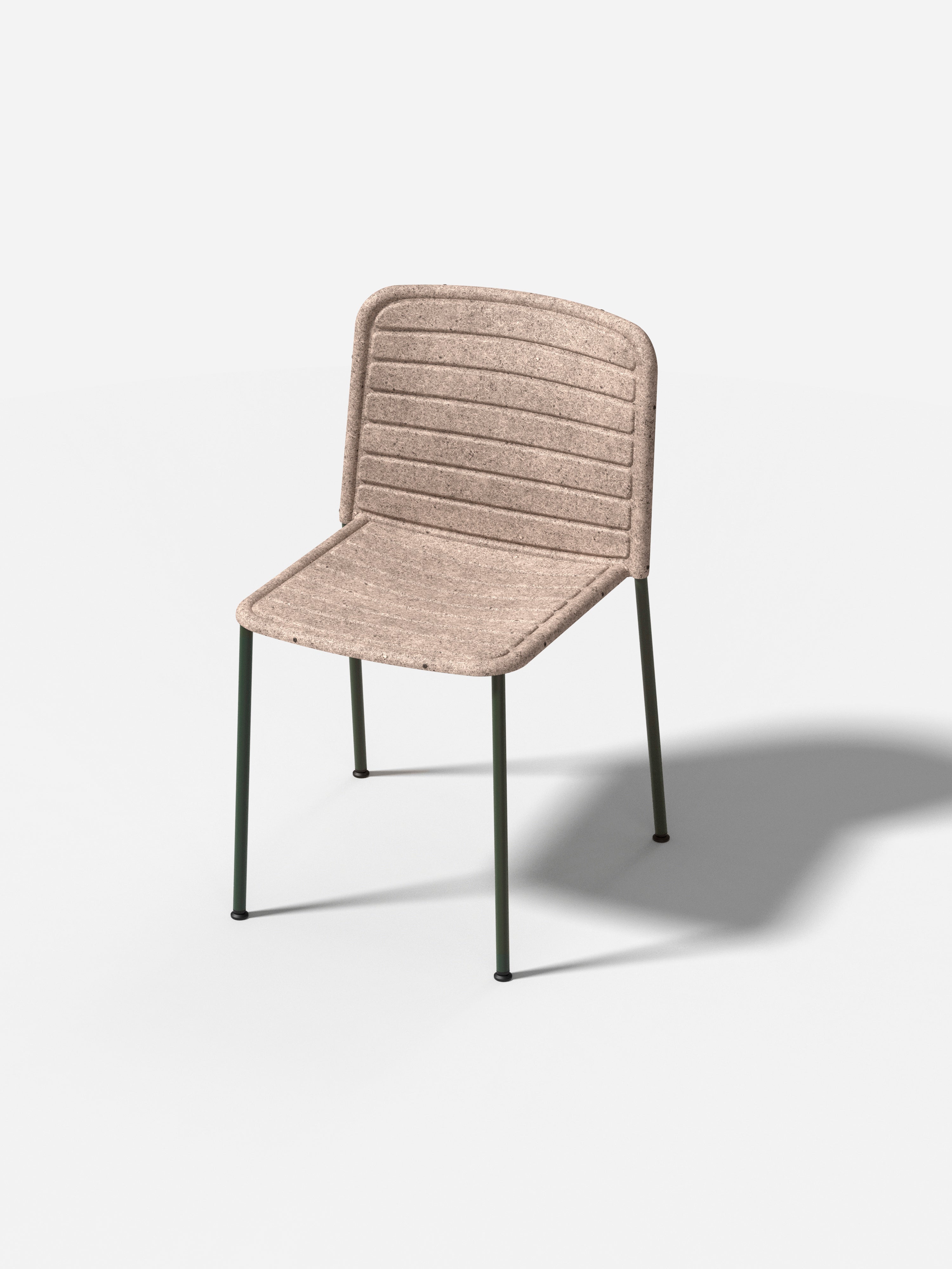 Židle FLAX STACKER hnědá