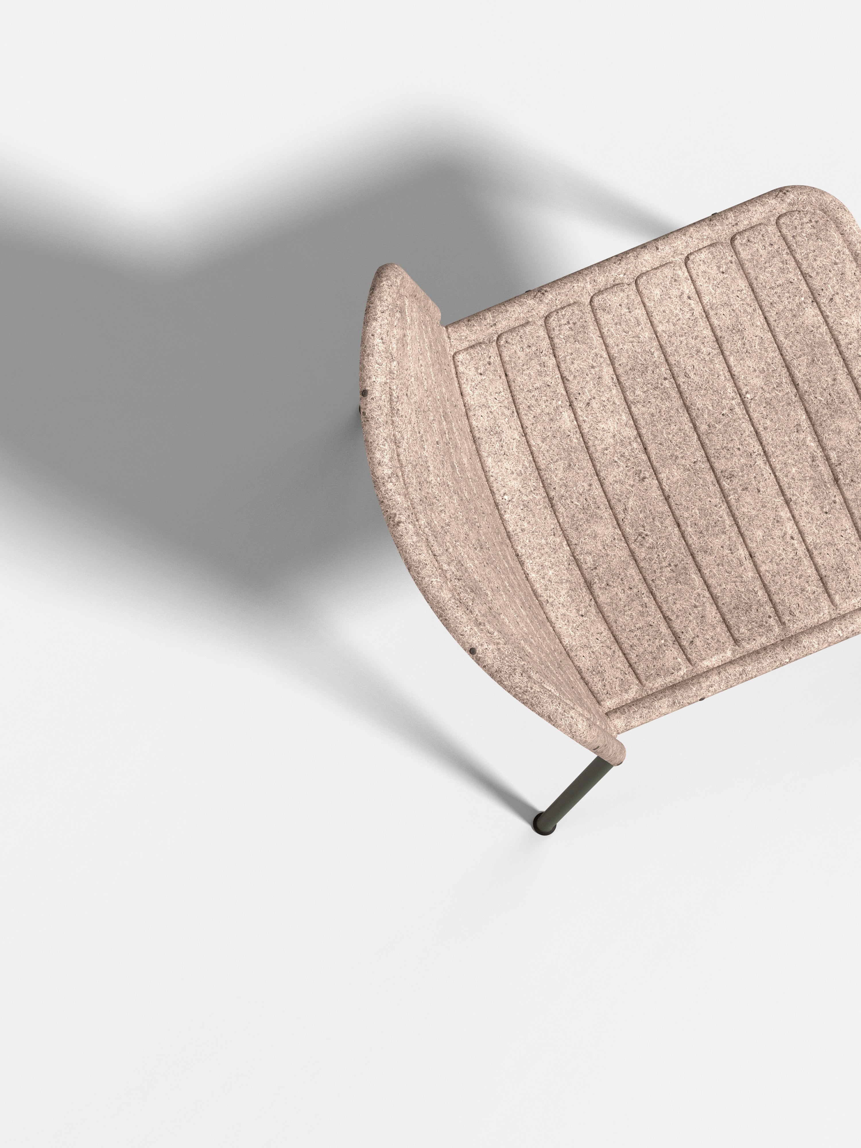 Židle FLAX STACKER hnědá