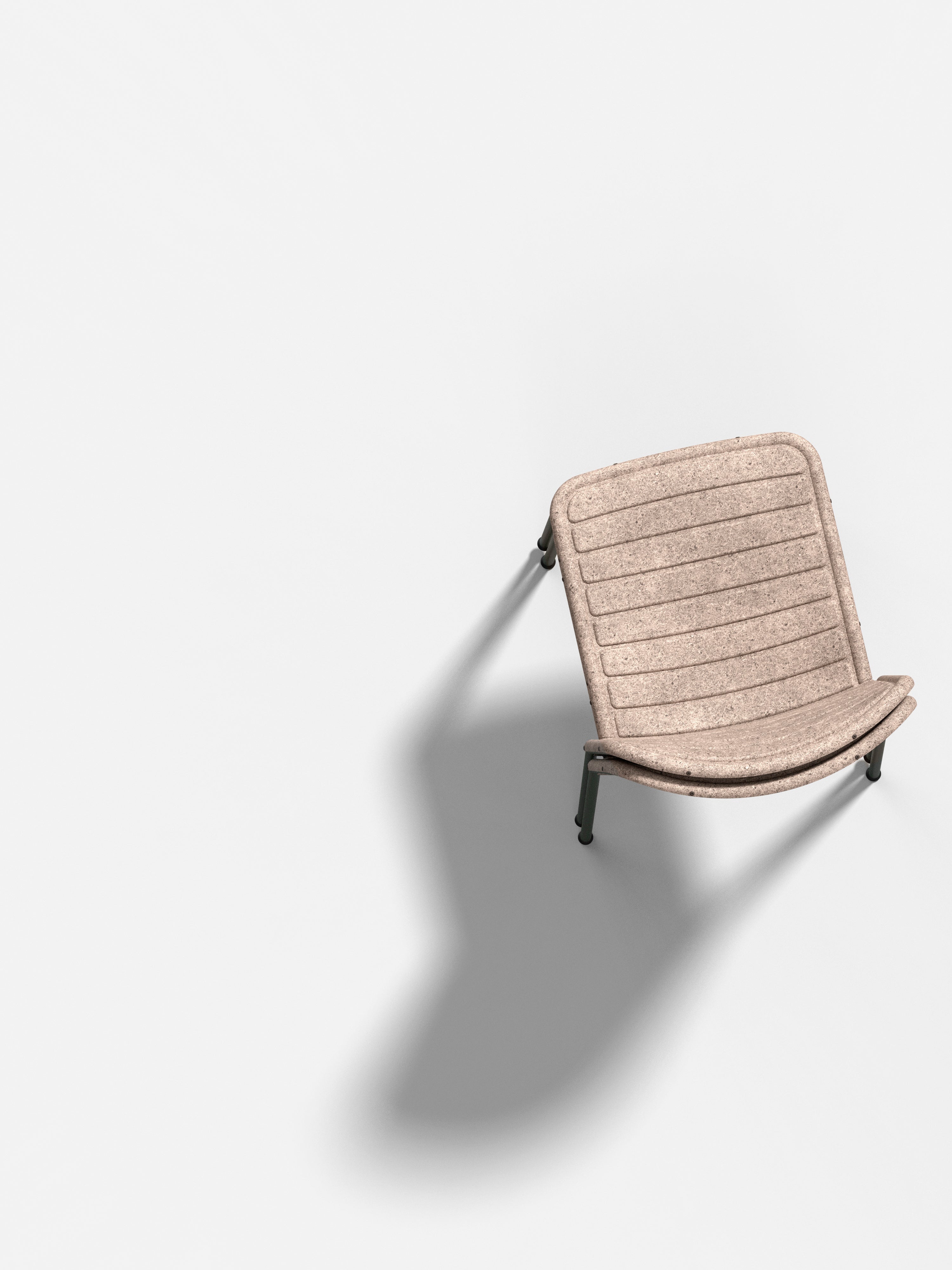 Židle FLAX STACKER hnědá