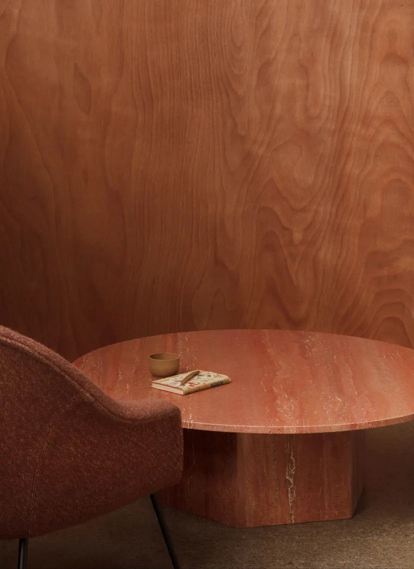 EPIC coffee table red travertine