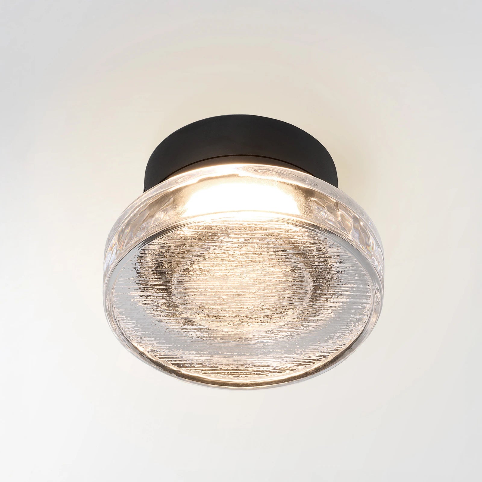 Venkovní lampa ROC černá se sklem