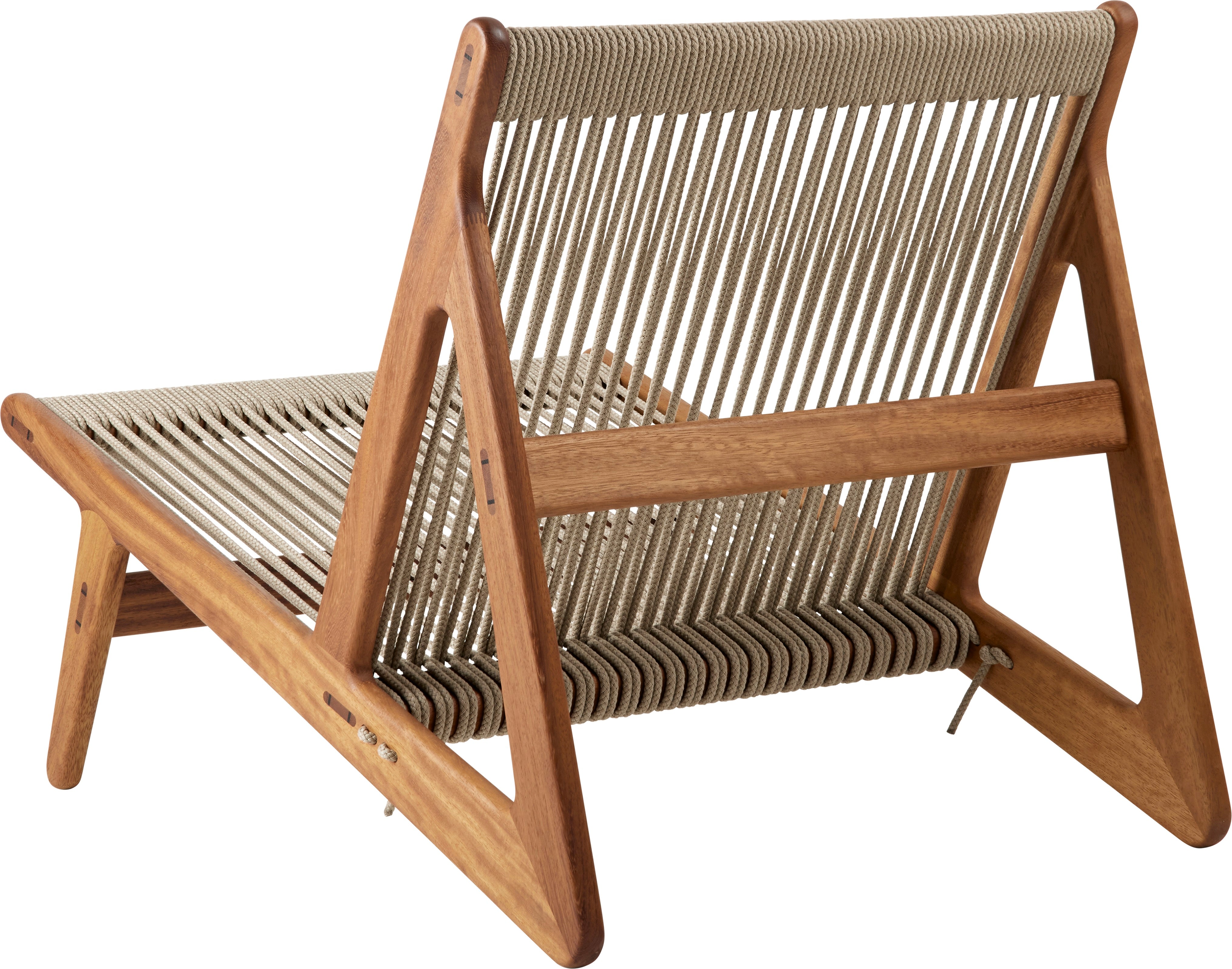 MR01 Iroko Wood Garden Armchair