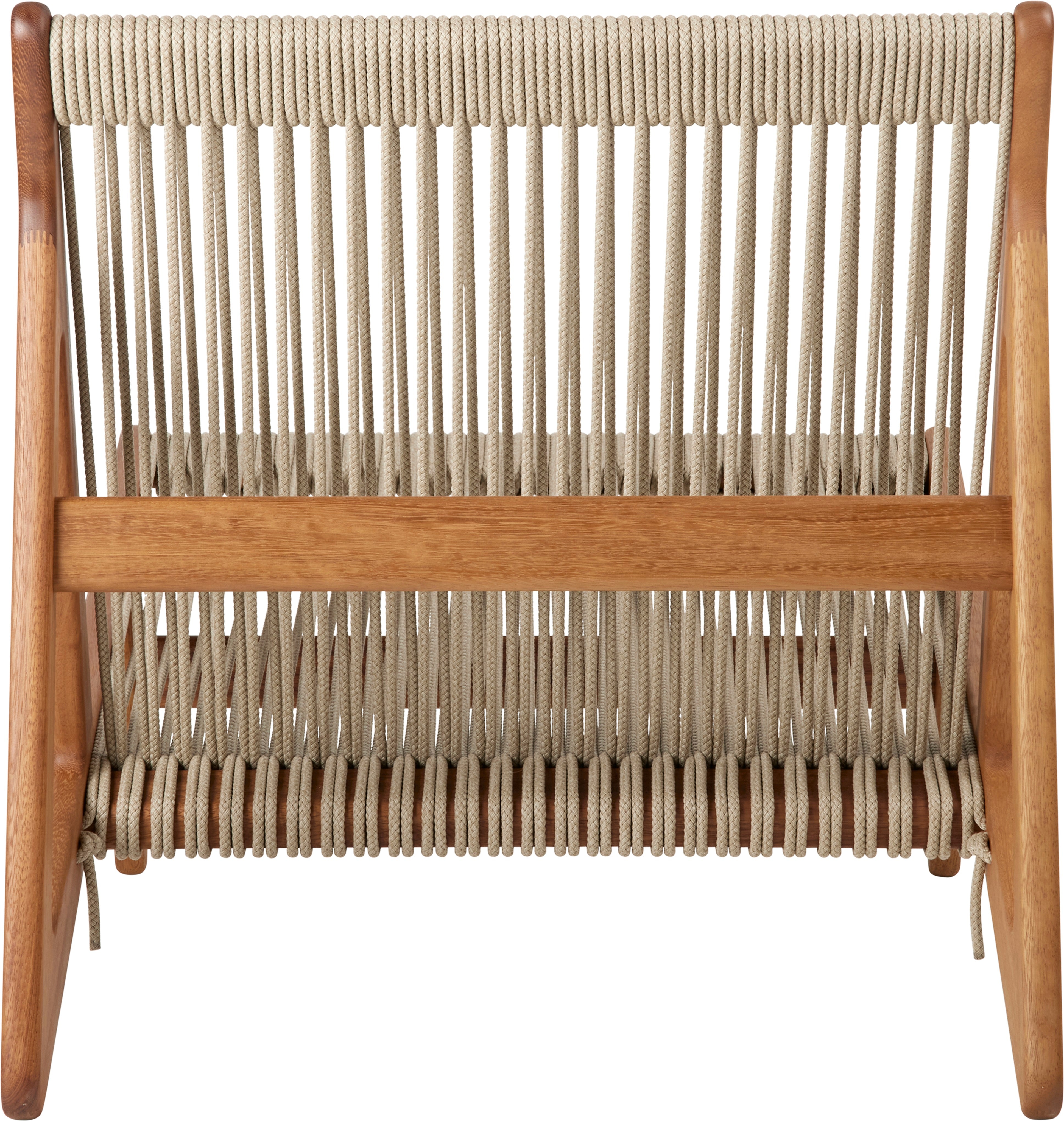 MR01 Iroko Wood Garden Armchair