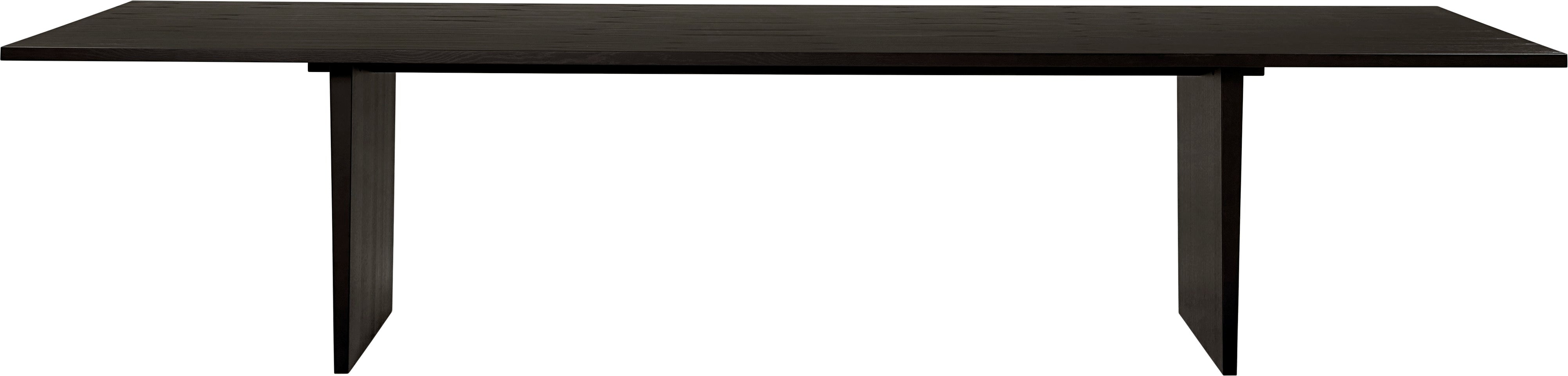 PRIVATE table black ash veneer