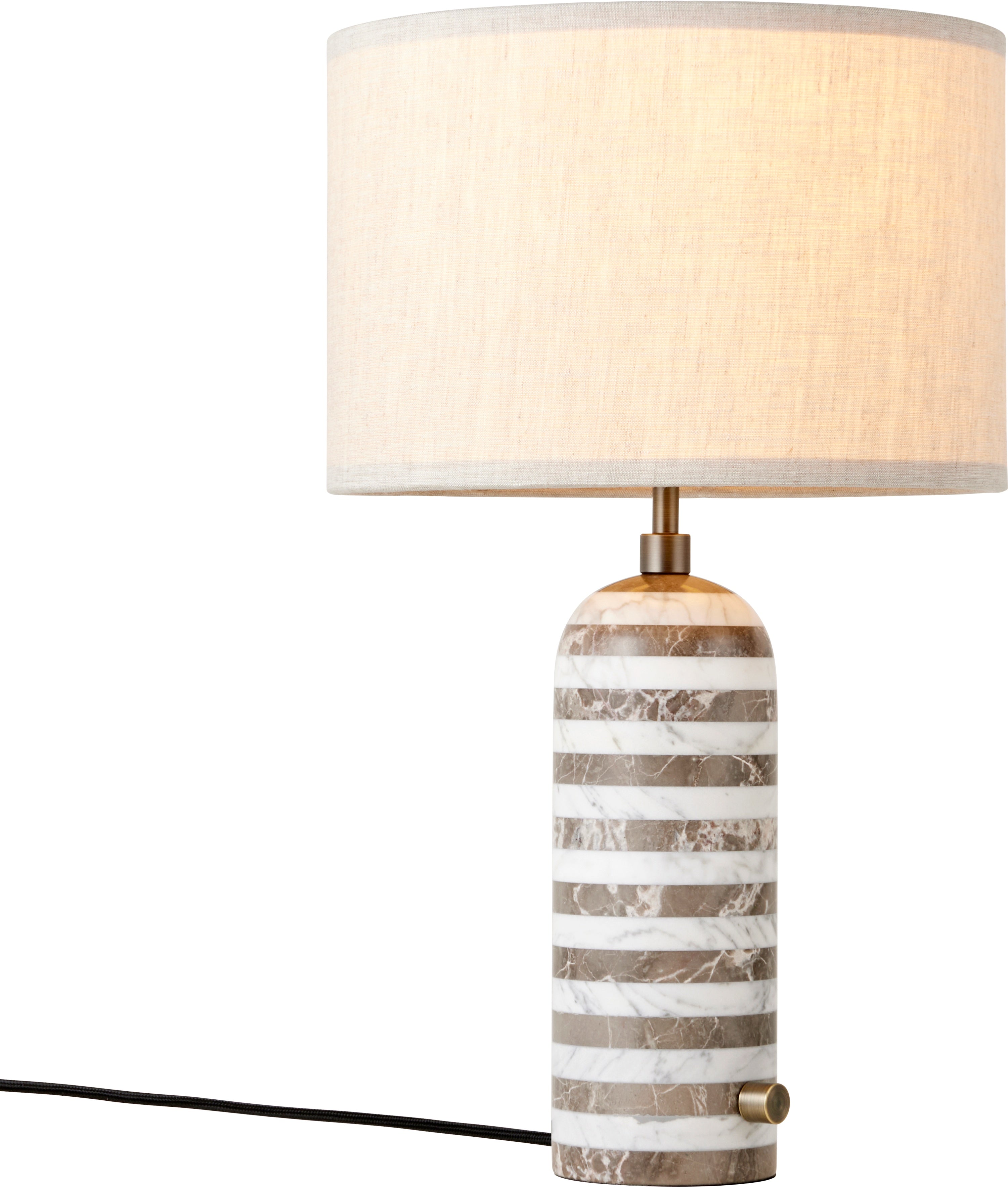 GRAVITY table lamp white with marble
